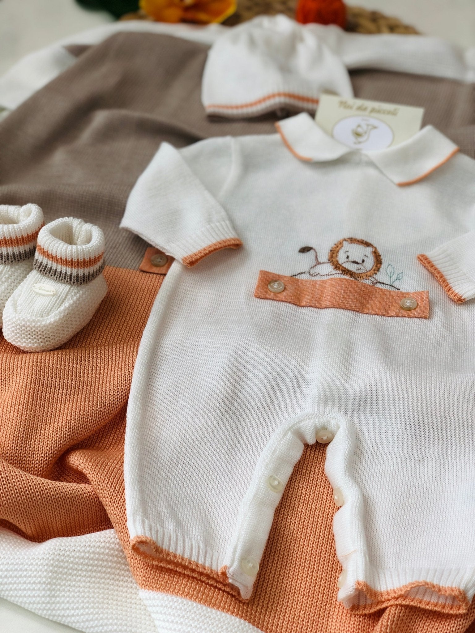 COORDINATO CON TUTINA IN FILO SIMBA - Noi da piccoli