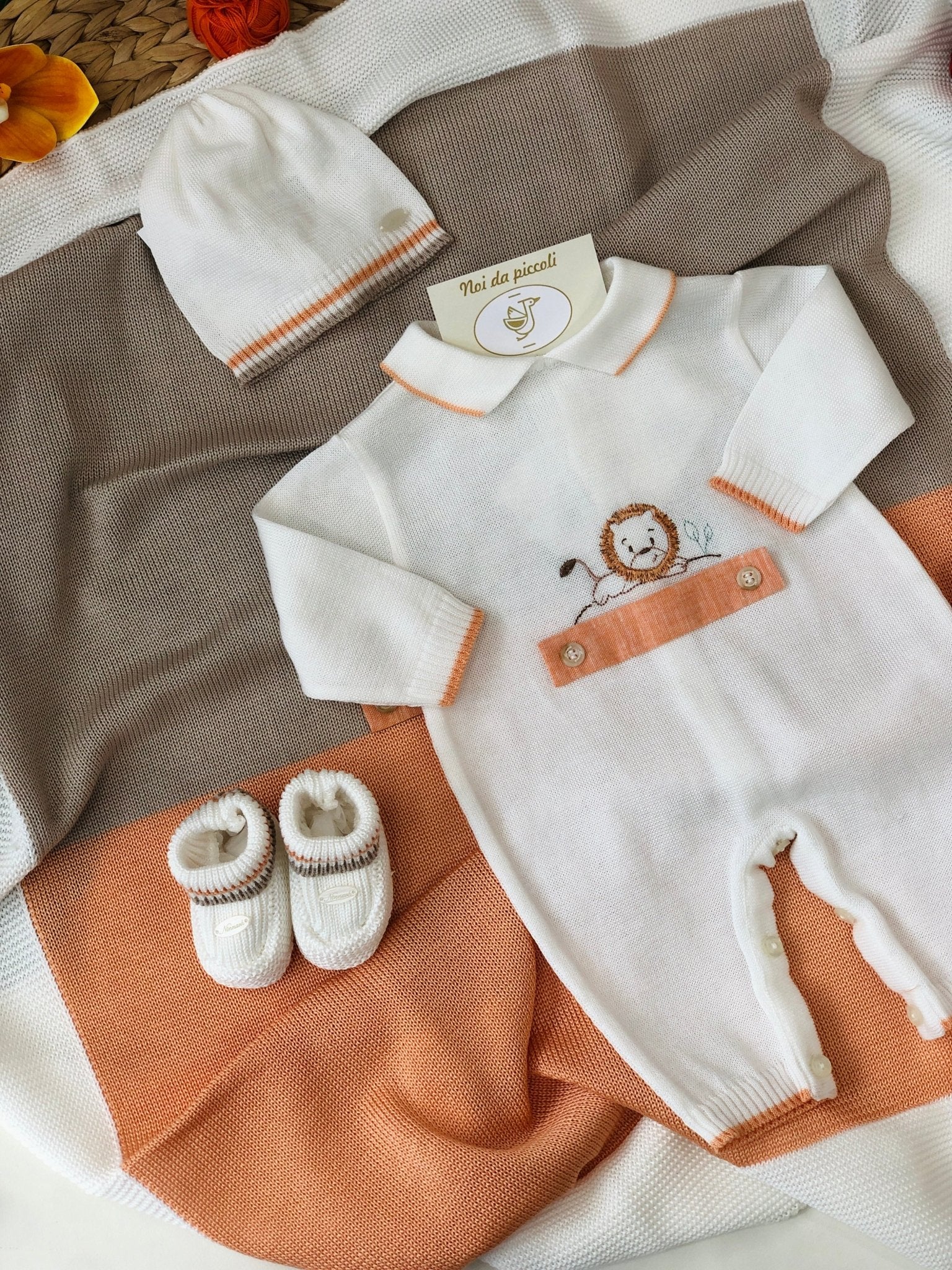 COORDINATO CON TUTINA IN FILO SIMBA - Noi da piccoli