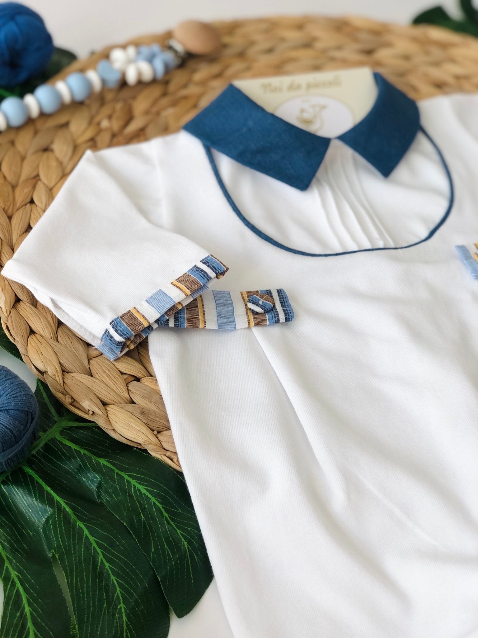 COORDINATO CON TUTINA MILLERIGHE COLORATO - Noi da piccoli