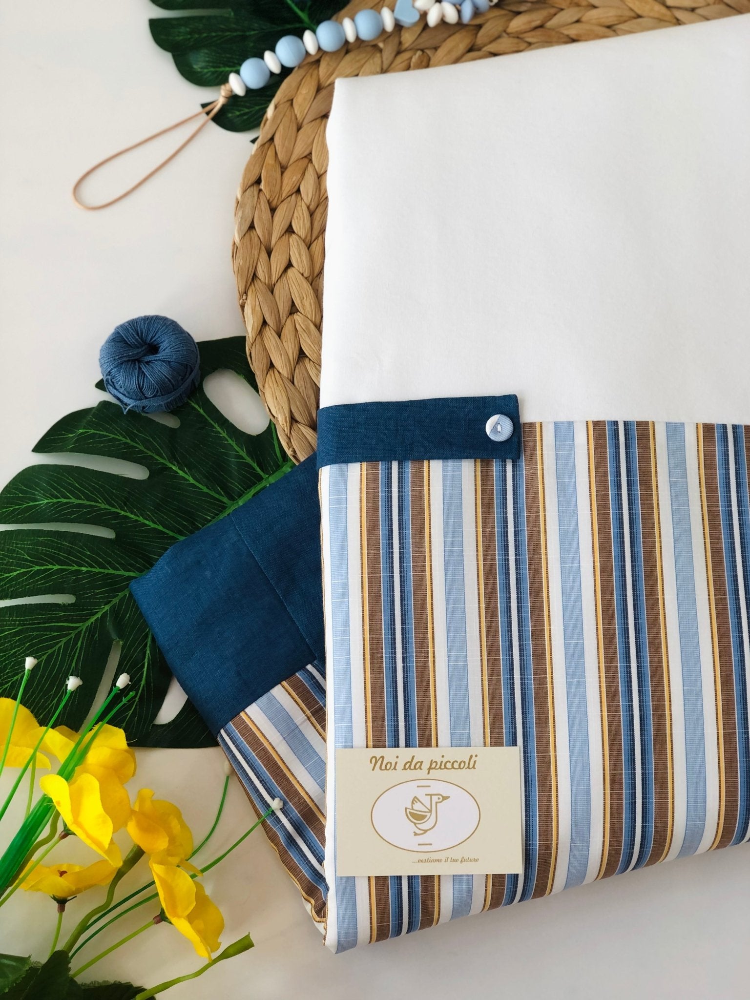 COORDINATO CON TUTINA MILLERIGHE COLORATO - Noi da piccoli