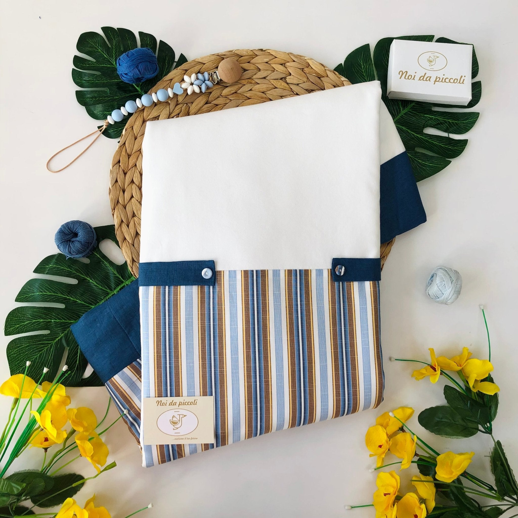 COORDINATO CON TUTINA MILLERIGHE COLORATO - Noi da piccoli