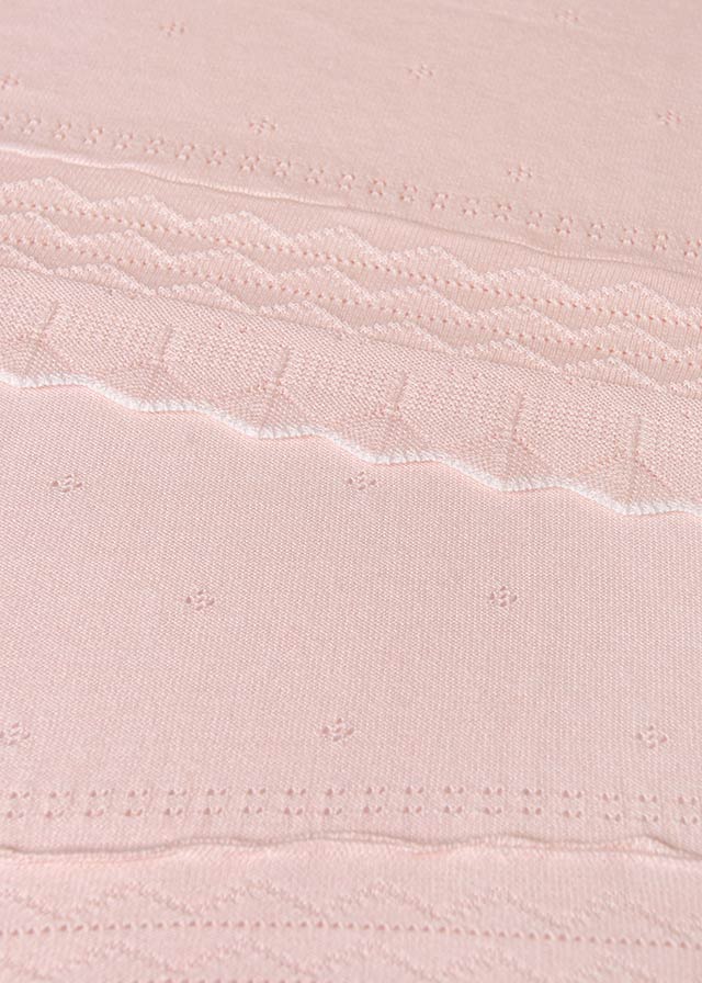COPERTINA TRAFORATA IN FILO ROSA - Noi da piccoli