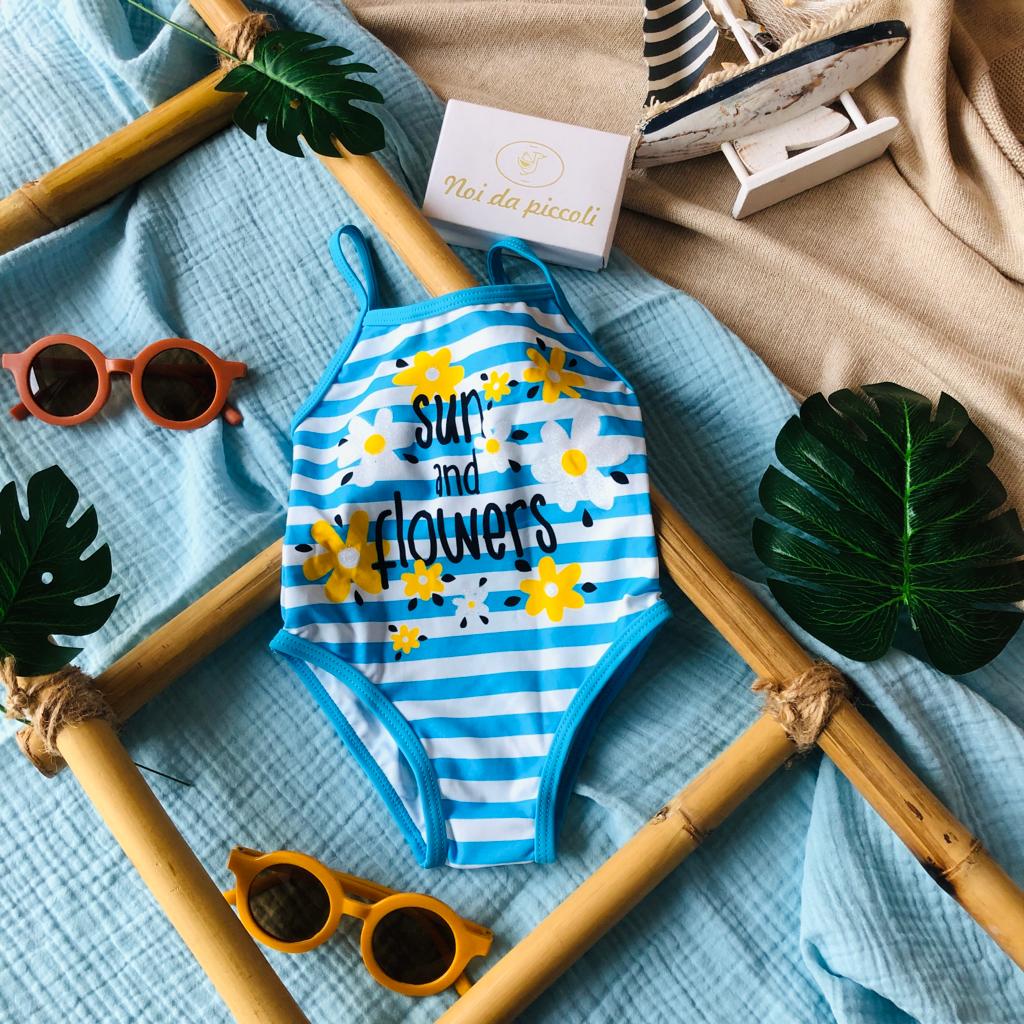 COSTUME INTERO RIGHE CIELO - Noi da piccoli