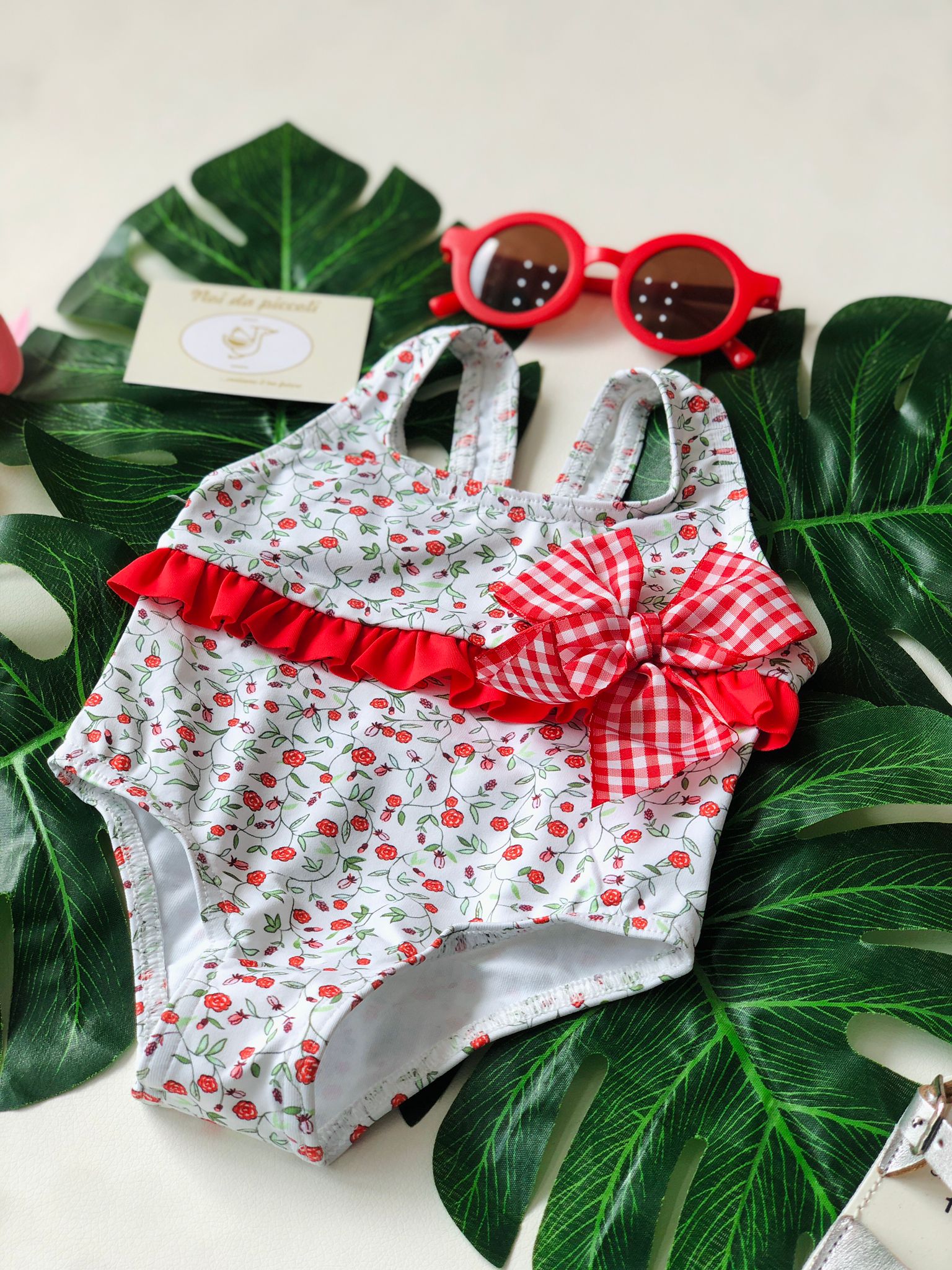 COSTUME INTERO WHITE AND RED - Noi da piccoli