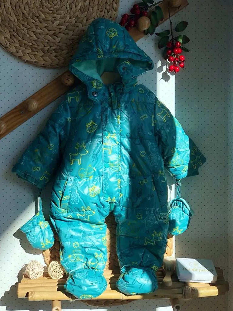 ESKIMO VERDE CON INTERNO IN PILE - Noi da piccoli