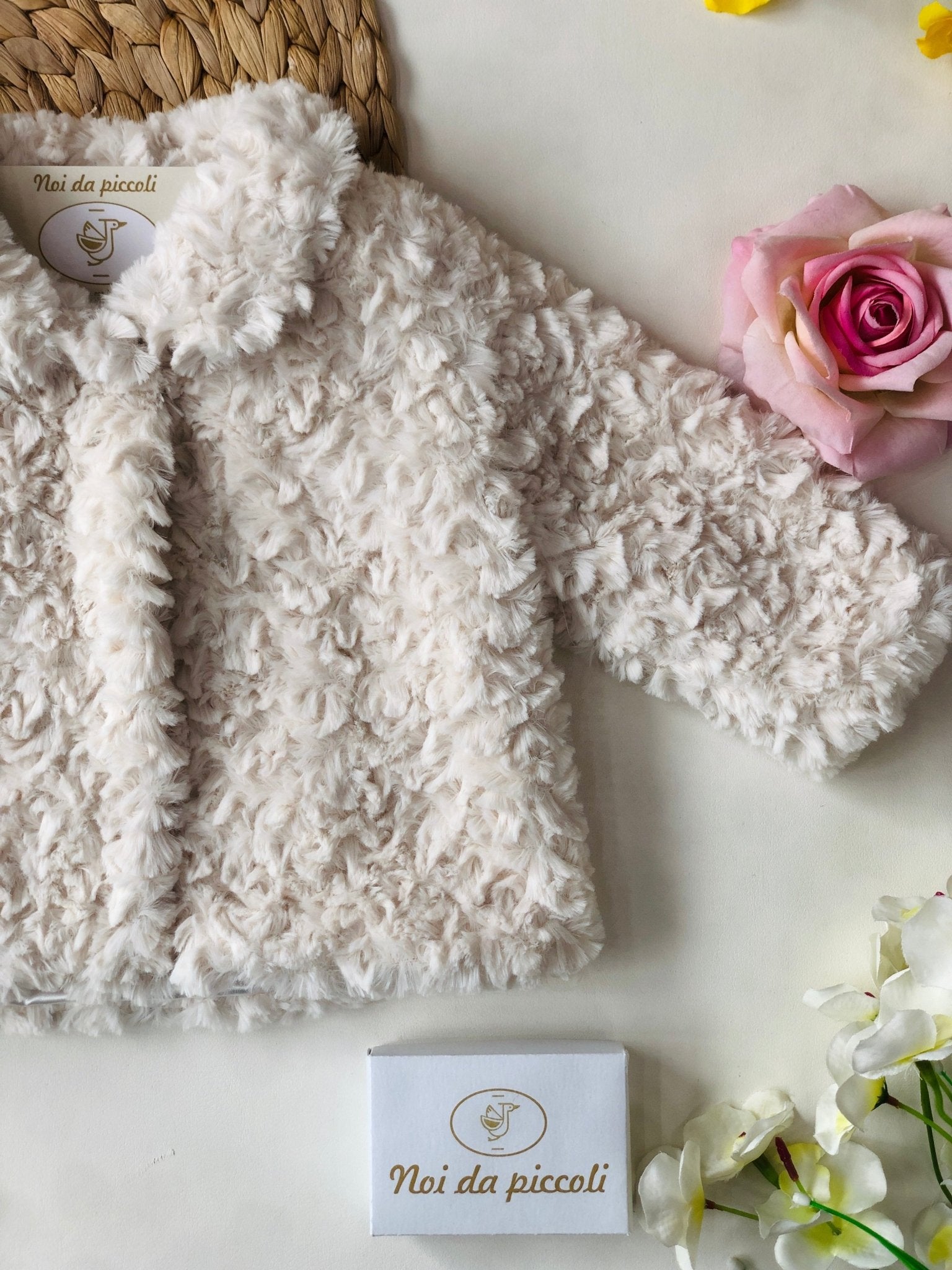 GIACCONCINO PELLICCETTA BEIGE - Noi da piccoli