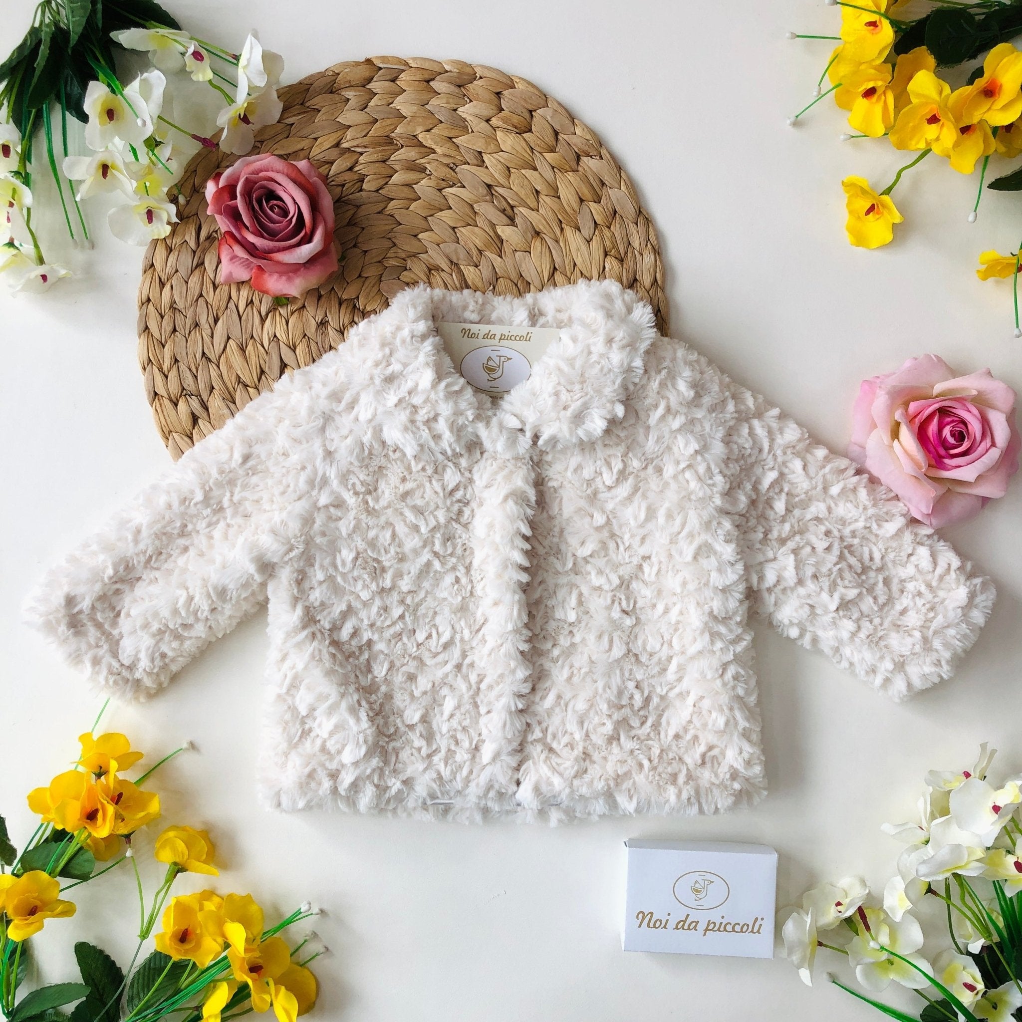 GIACCONCINO PELLICCETTA BEIGE - Noi da piccoli