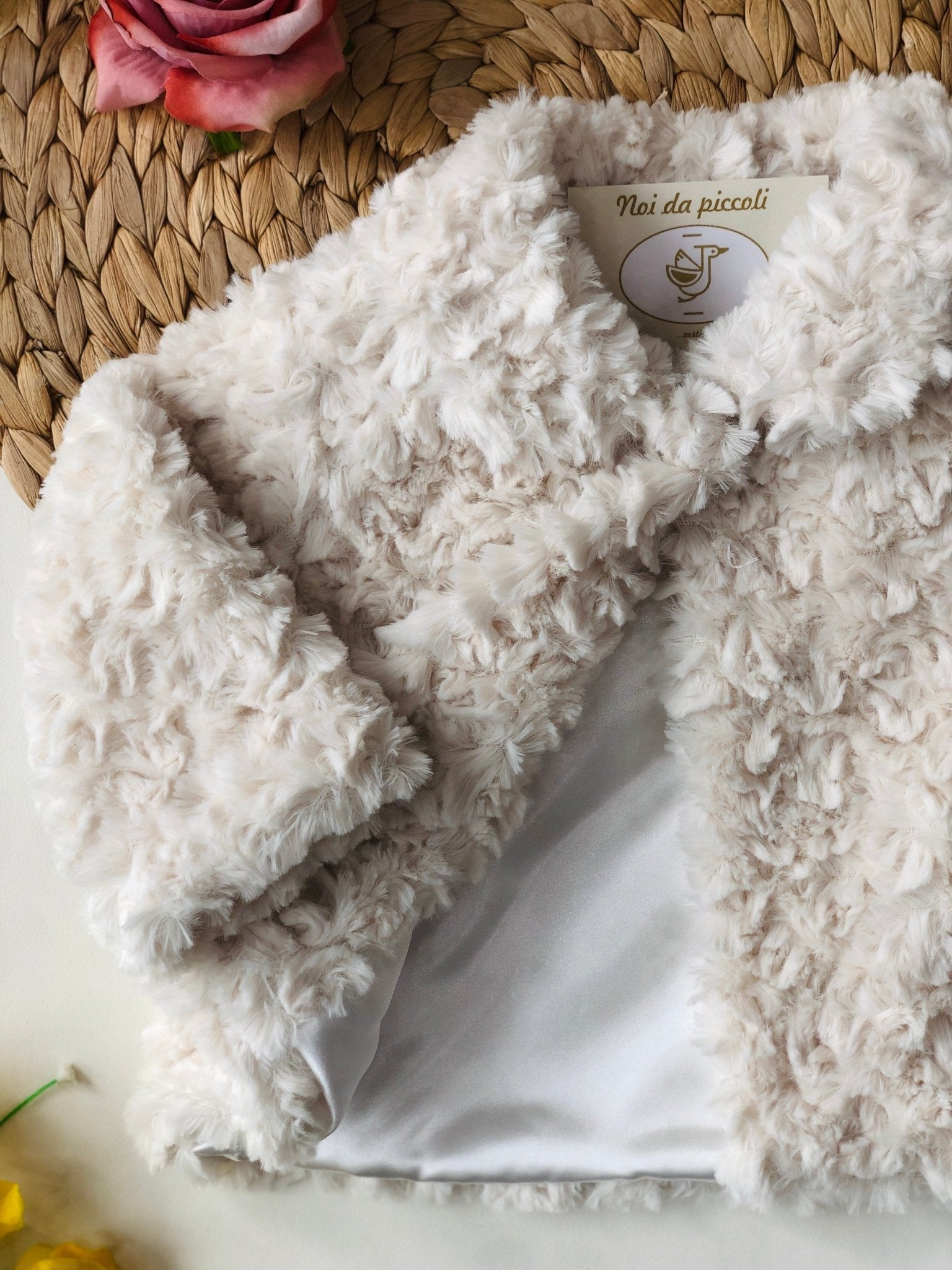 GIACCONCINO PELLICCETTA BEIGE - Noi da piccoli