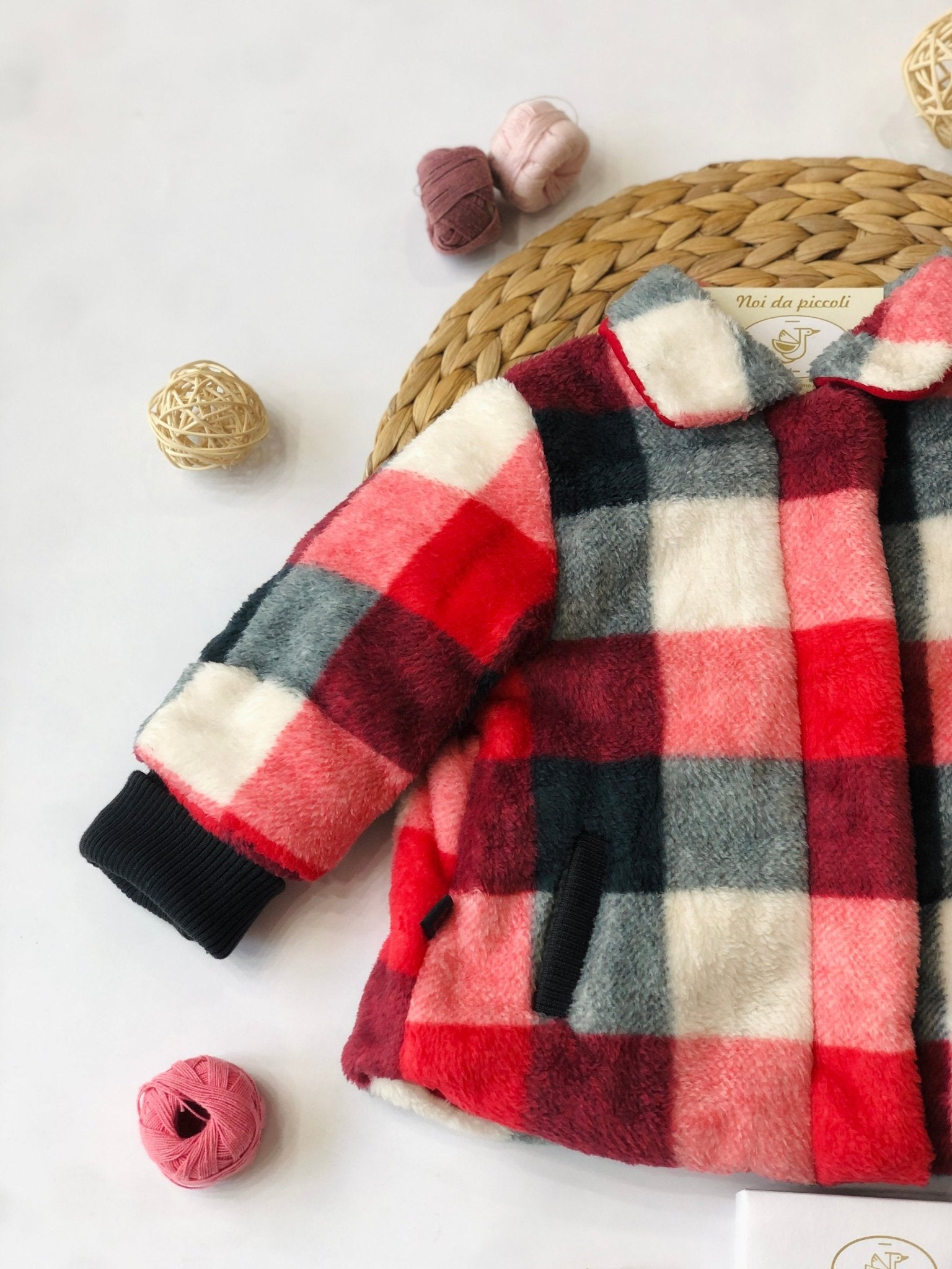 GIUBOTTINO SCOZZESE/BLU MORBIDO GIRL - Noi da piccoli