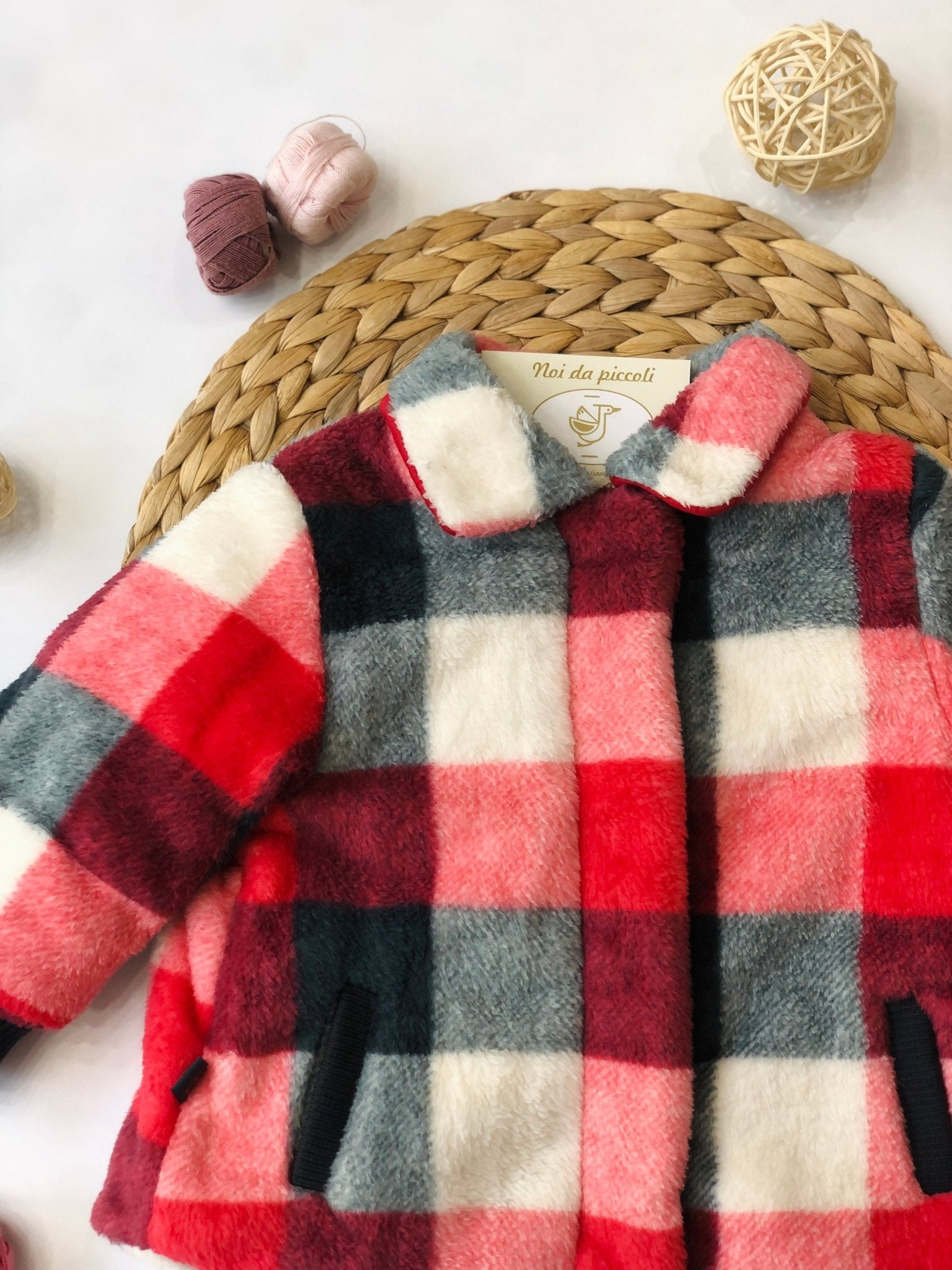 GIUBOTTINO SCOZZESE/BLU MORBIDO GIRL - Noi da piccoli