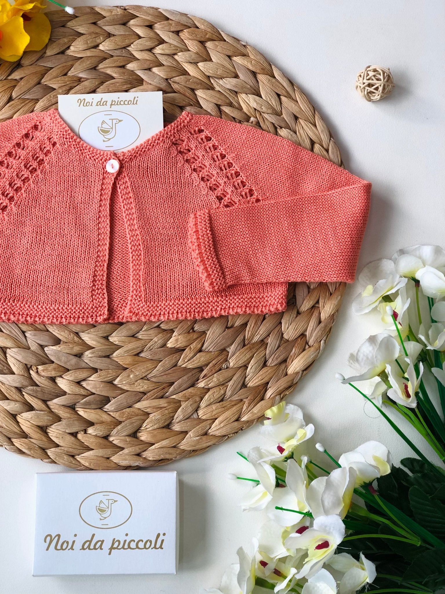 GOLFINO IN FILO ARANCIO CORTO - Noi da piccoli