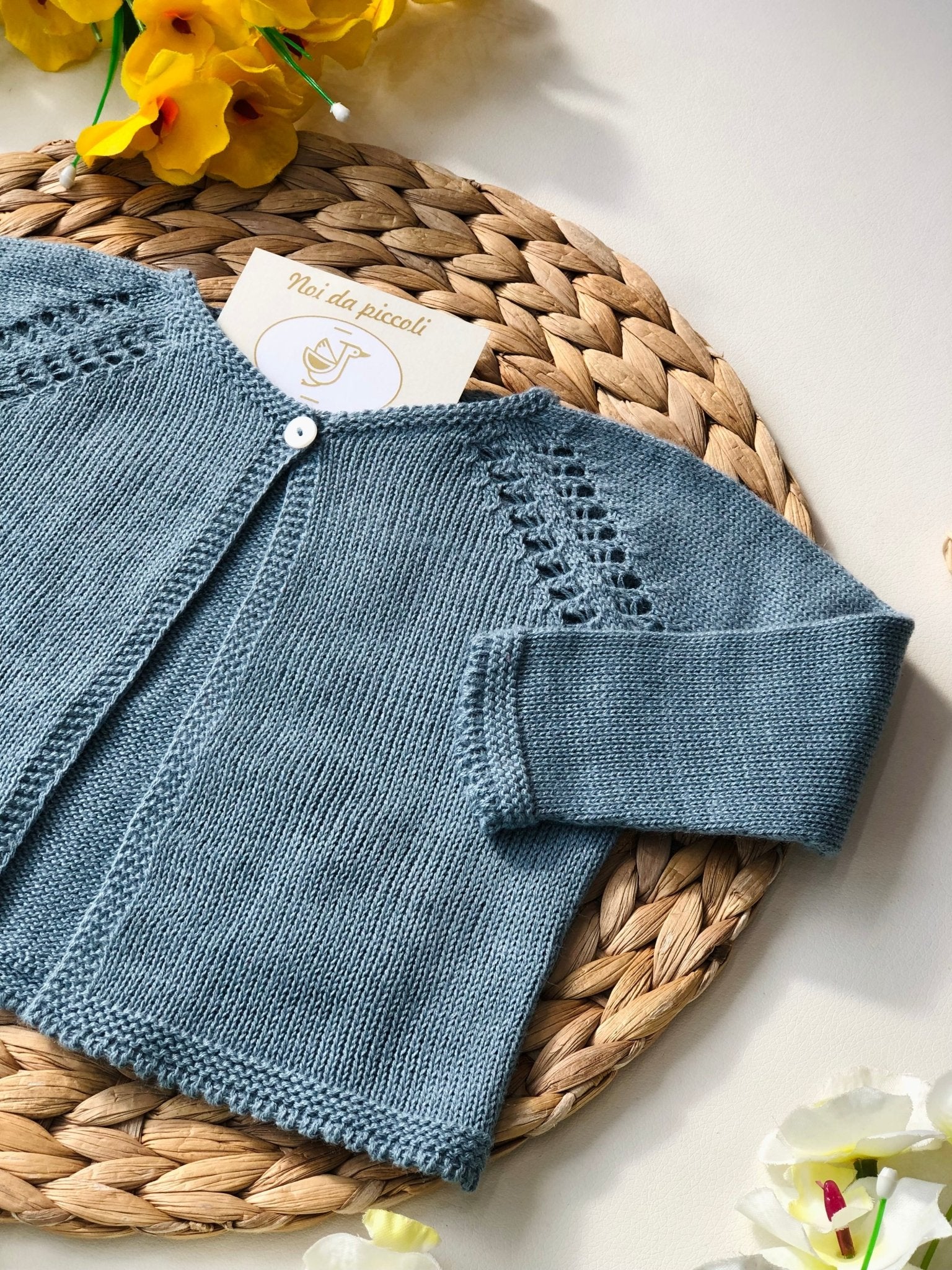 GOLFINO IN FILO TURQUESE LUNGO - Noi da piccoli