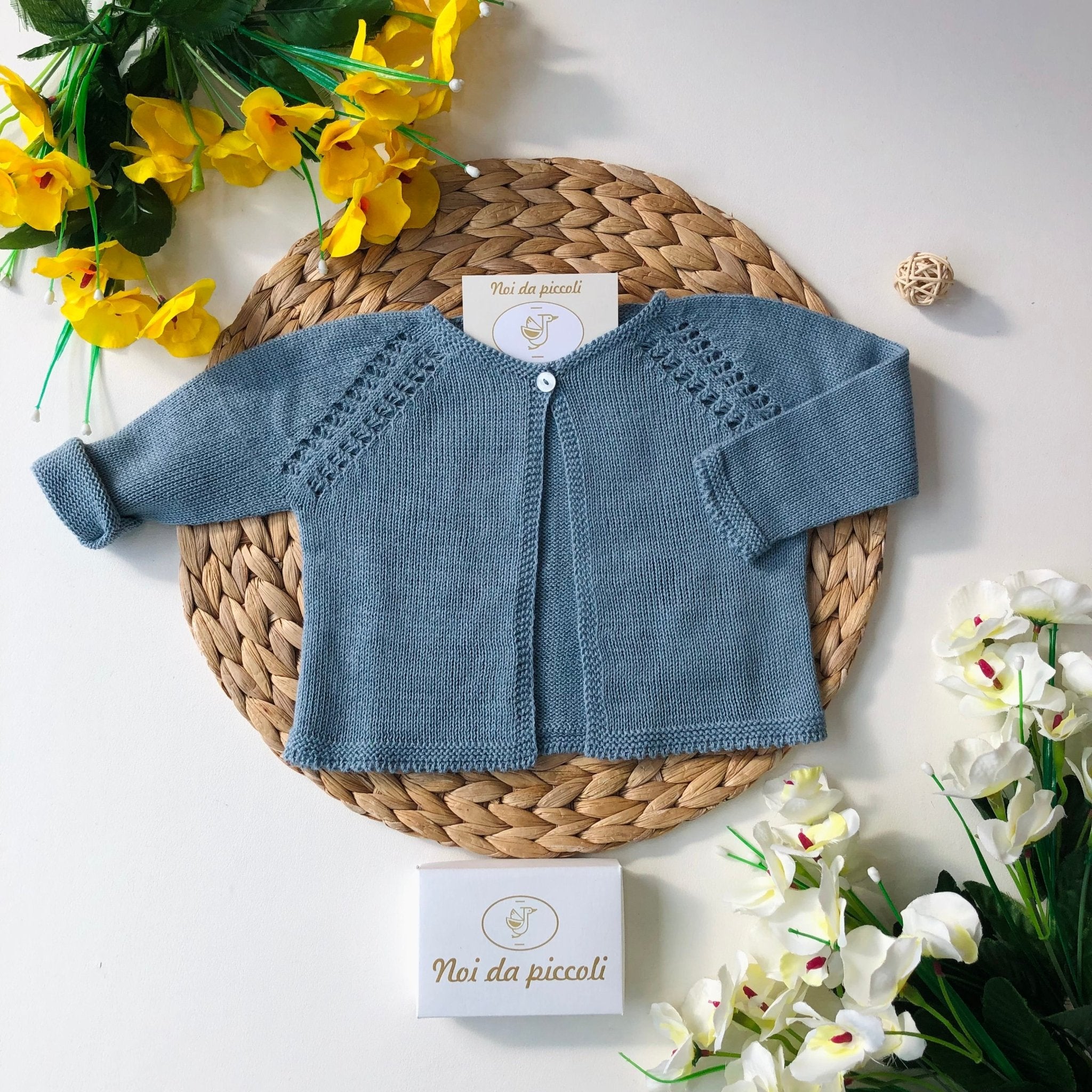 GOLFINO IN FILO TURQUESE LUNGO - Noi da piccoli