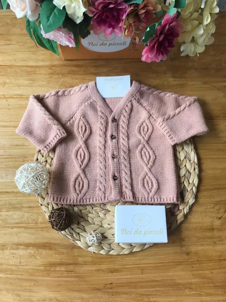 GOLFINO INTRECCIO ROSA SALMONE - Noi da piccoli