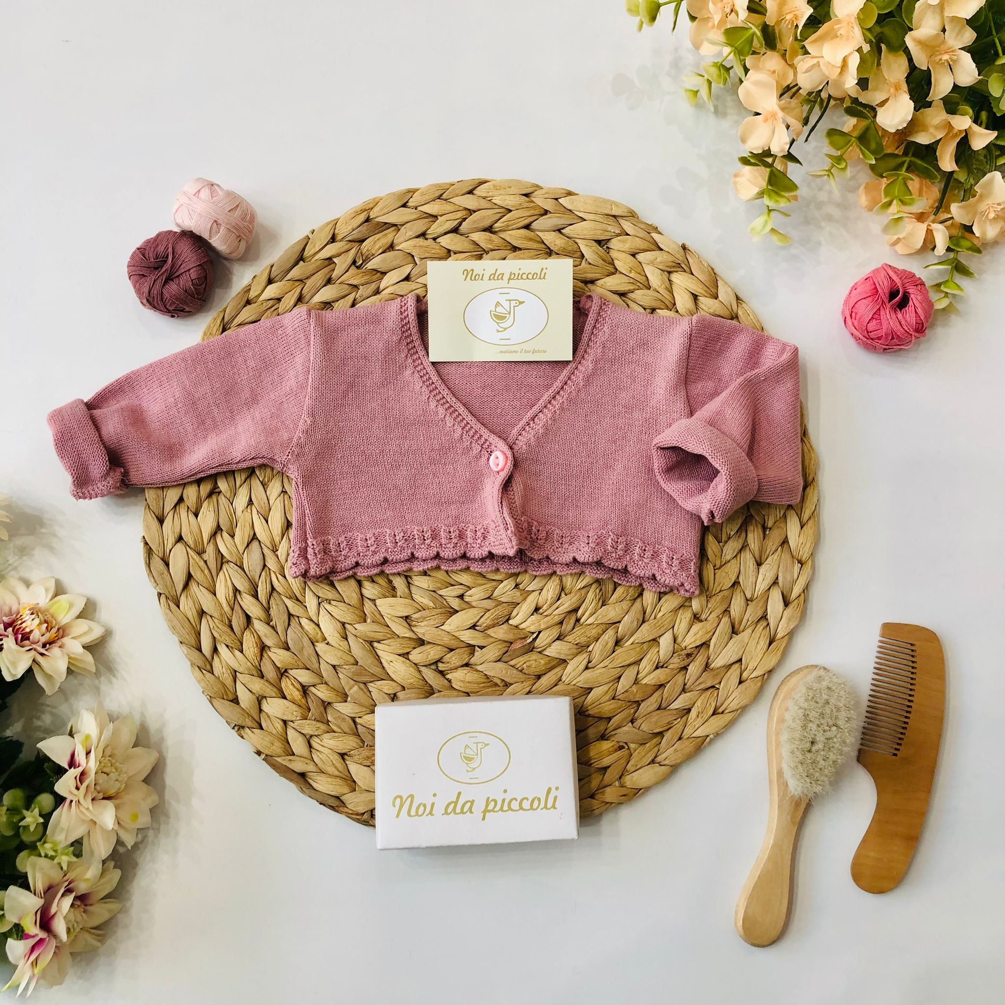 GOLFINO ROSA ANTICO ORLATO - Noi da piccoli