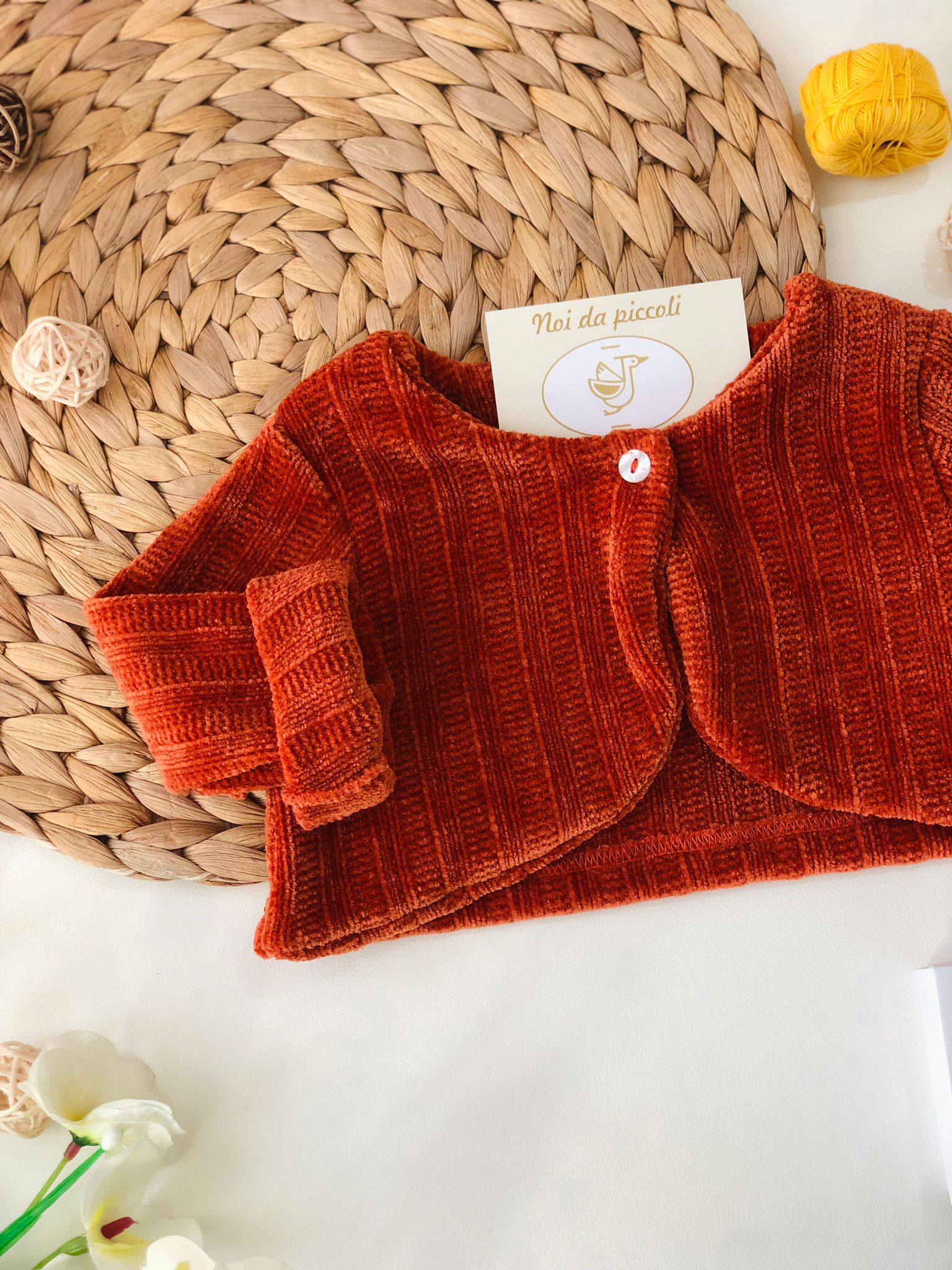 GOLFINO RUGGINE VELLUTINO - Noi da piccoli