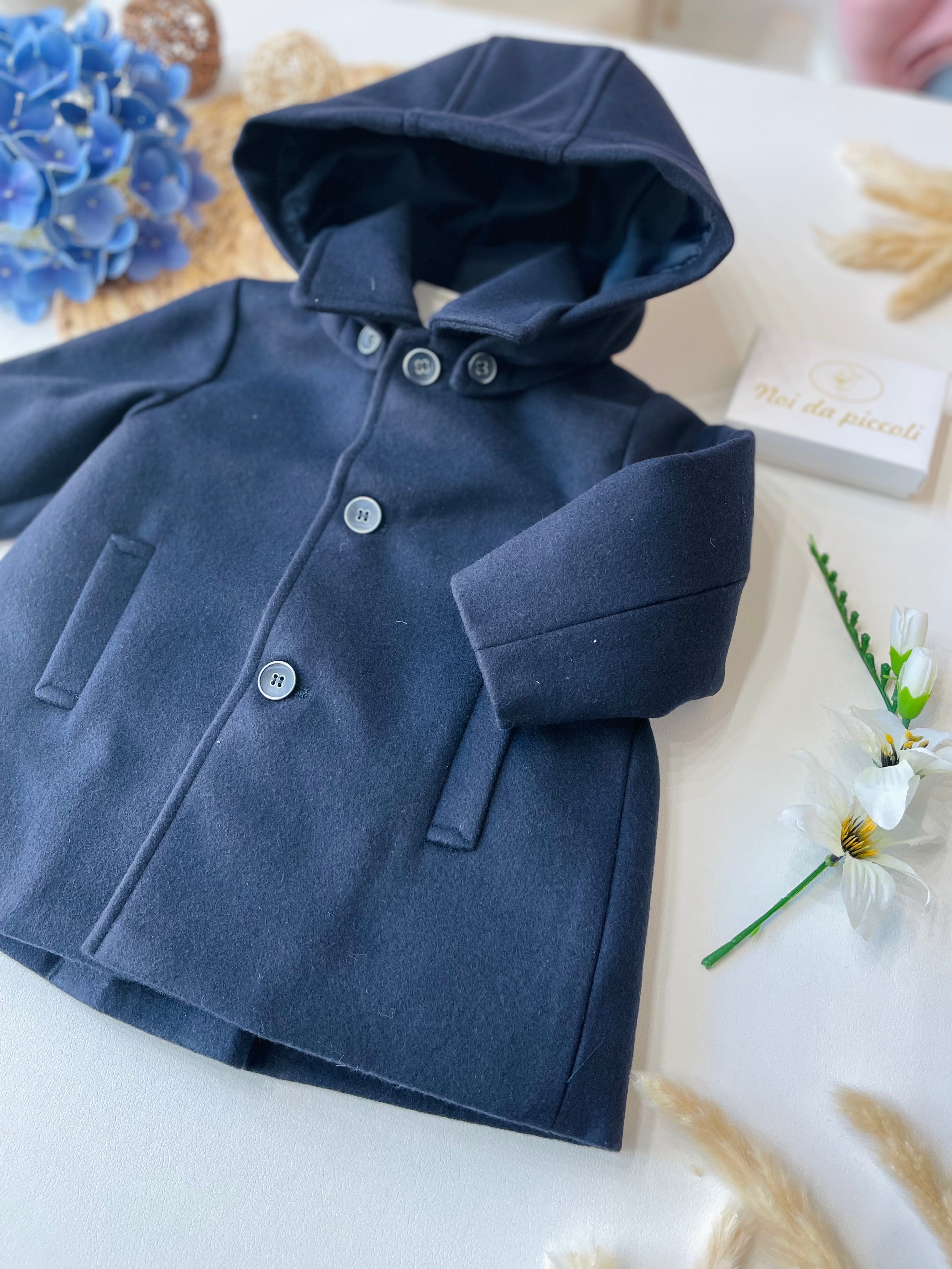 MIDNIGHT BLUE CLOTH COAT