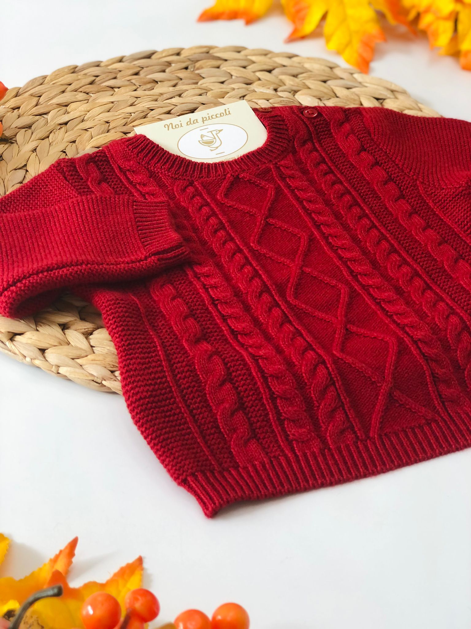MAGLIONCINO GUINDA - Noi da piccoli