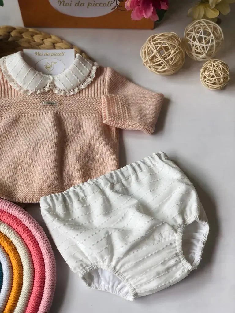 MAGLIONCINO LANA E CASHMERE+CULOTTE - Noi da piccoli