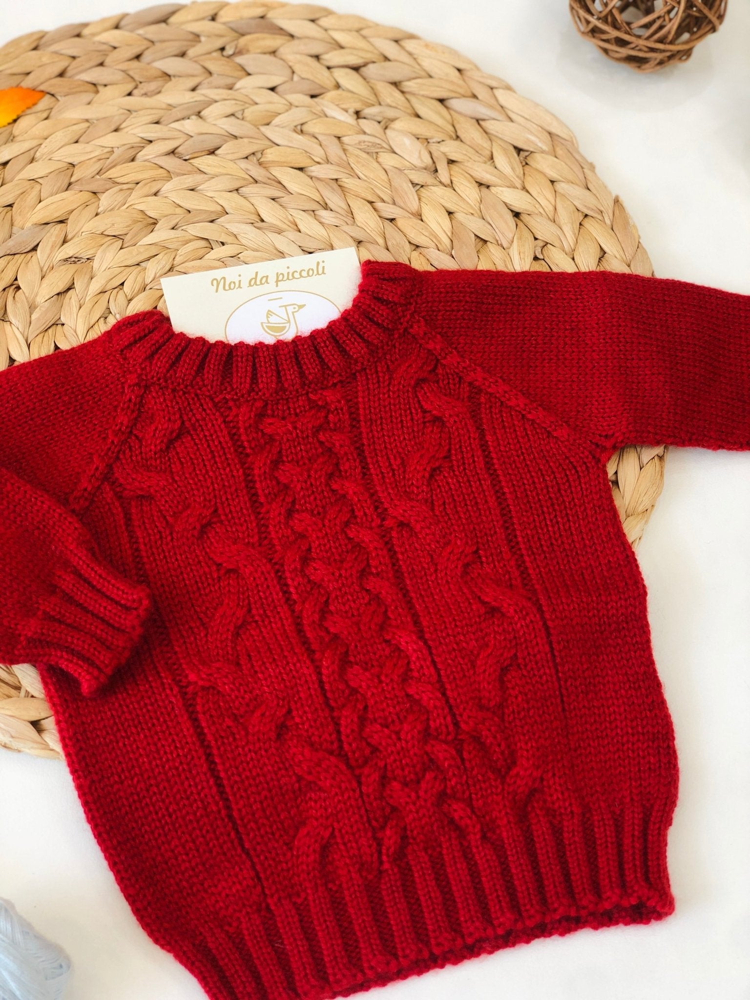 MAGLIONCINO ROJO GIROCOLLO - Noi da piccoli