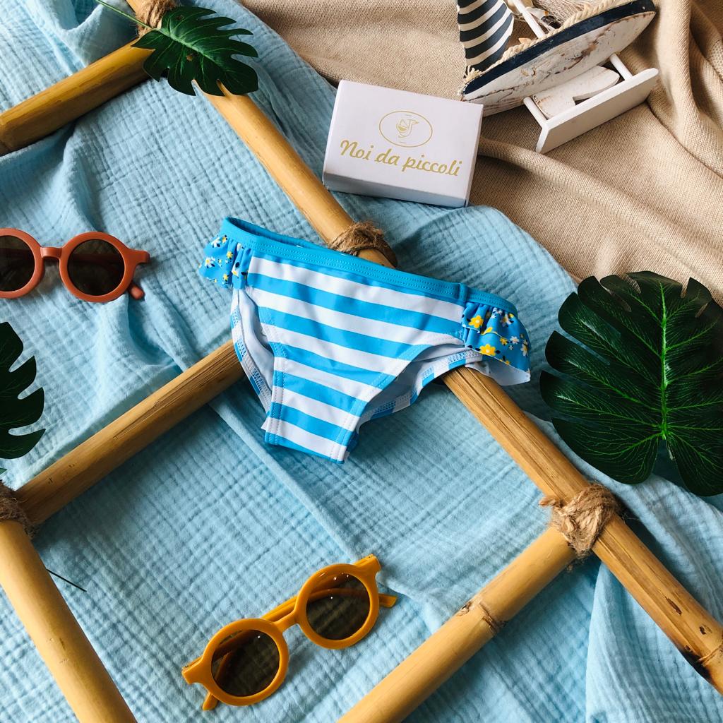 MUTANDINA NEA RIGHE AZZURRO - Noi da piccoli