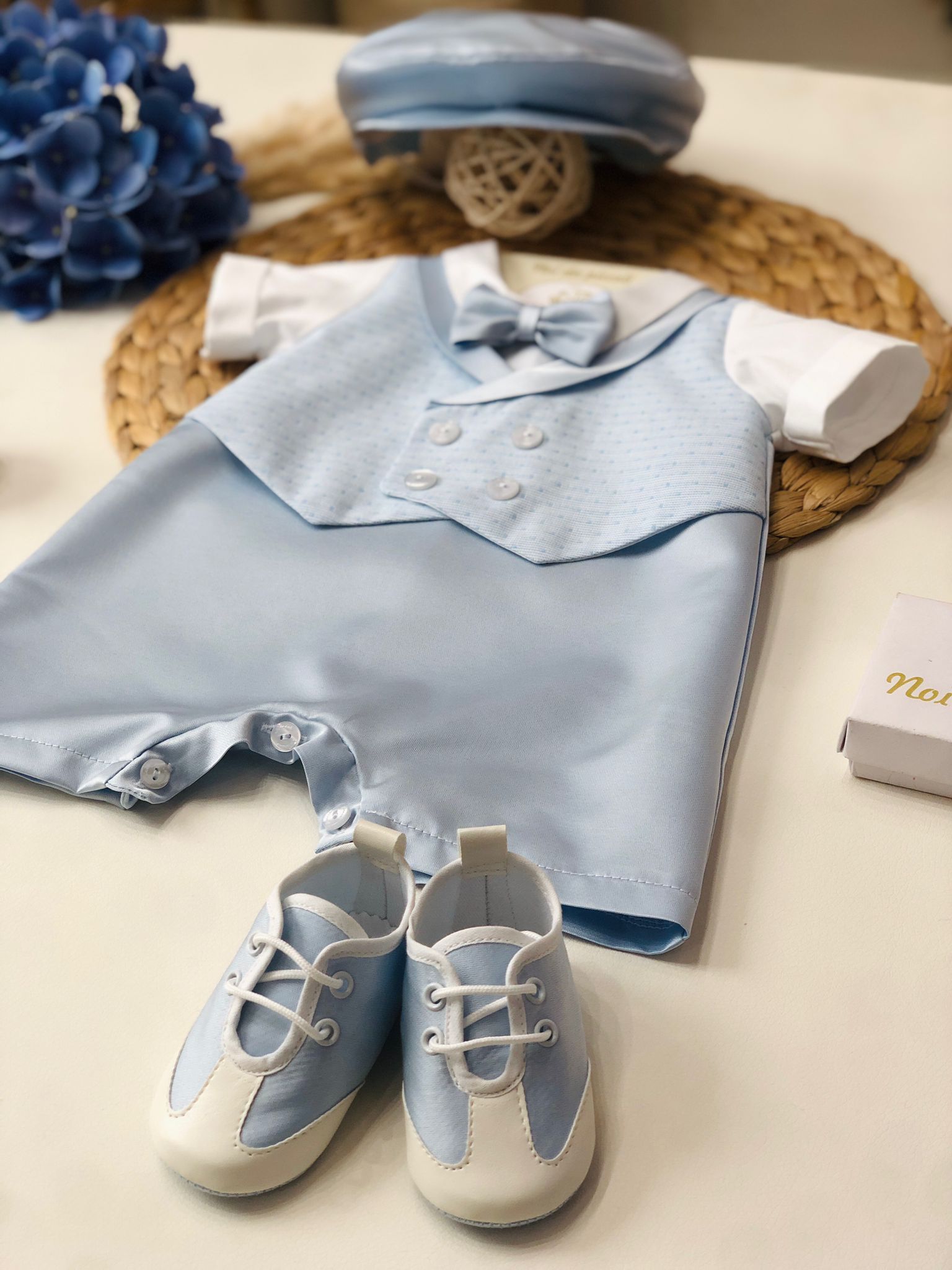 PAGLIACCETTO BIANCO E CIELO - Noi da piccoli