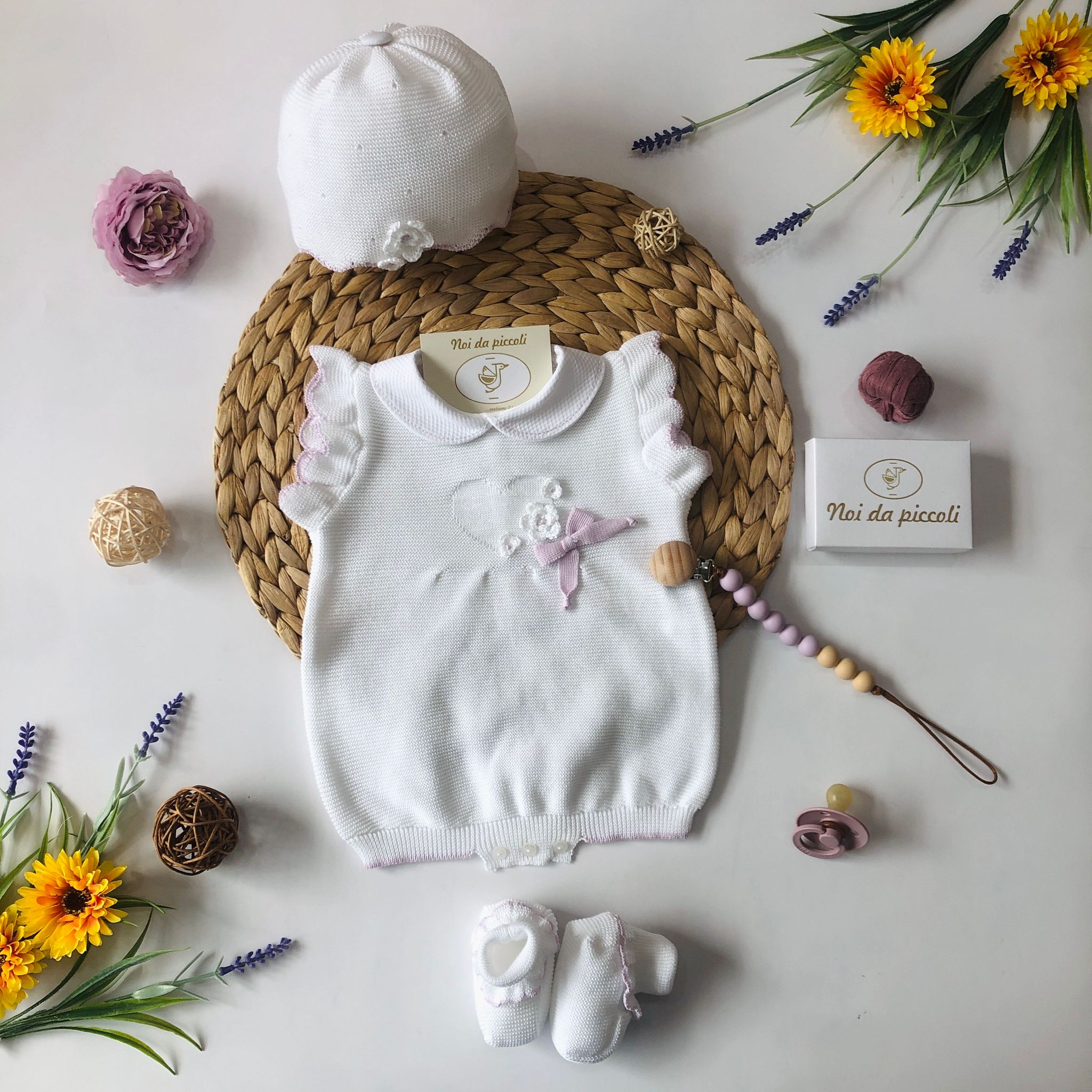 Set Pagliaccetto Nicki Emmi Girl - Completo Con Maglietta, Balze E Applicazioni, Taglia 44, Sterntaler