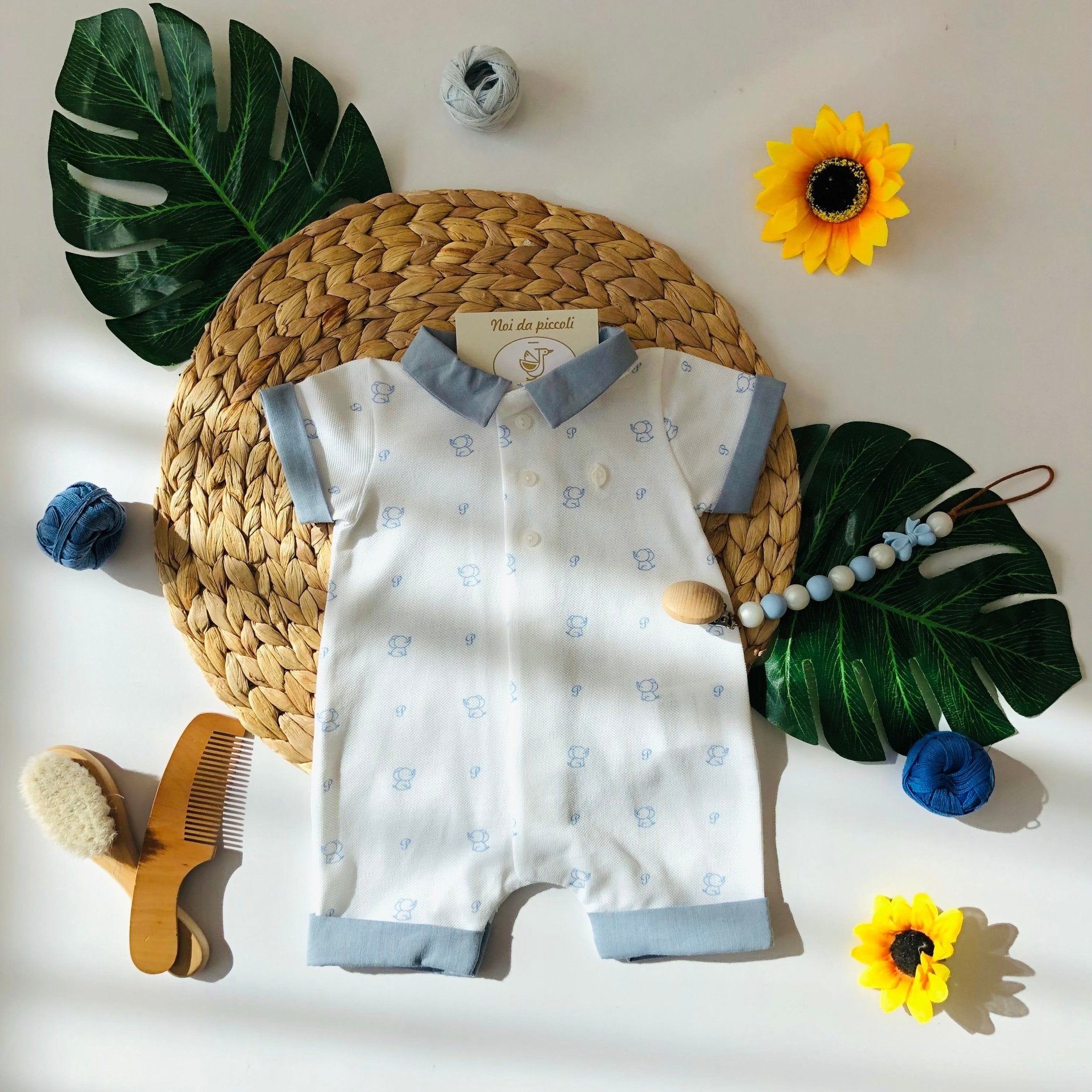 PAGLIACCETTO IN COTONE BABY ELEPHANT - Noi da piccoli