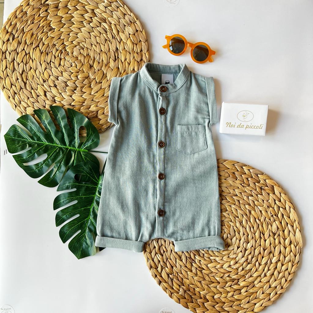 PAGLIACCETTO PETROLIO IN COTONE - Noi da piccoli