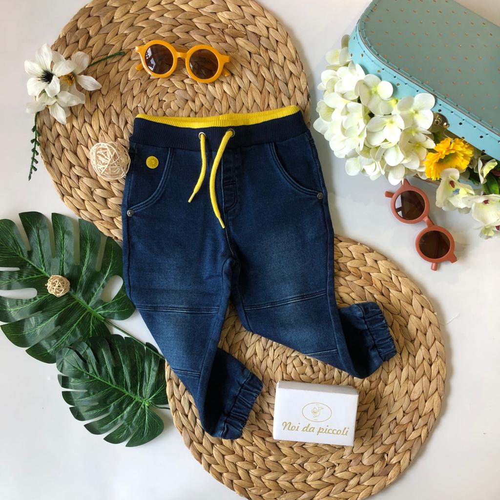 PANTAJEANS CON DETTAGLI GIALLI - Noi da piccoli
