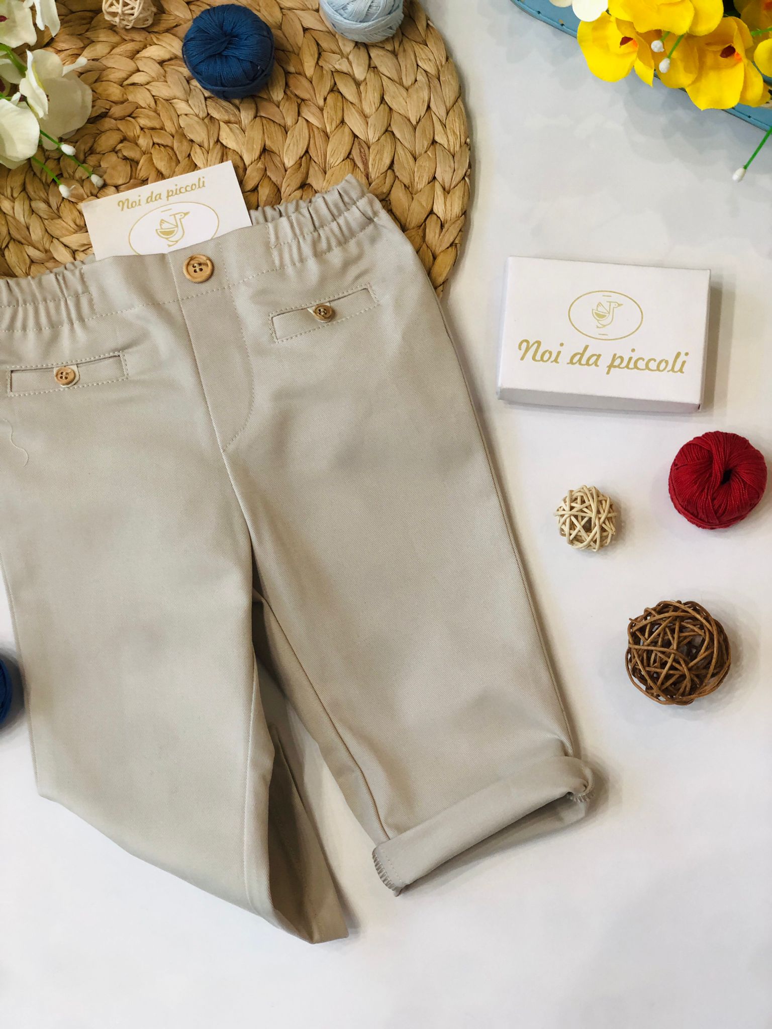 PANTALONE BEIGE - Noi da piccoli