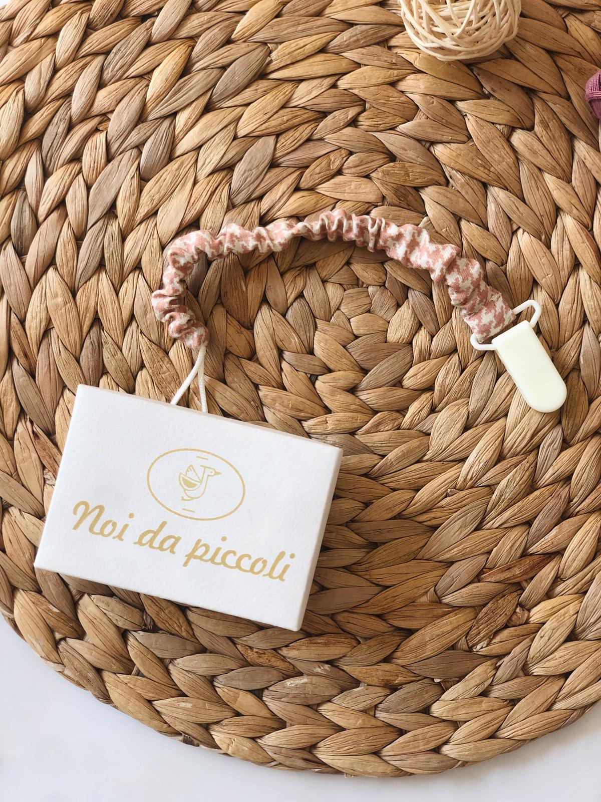 PORTACIUCCIO BIEGE QUADRI - Noi da piccoli