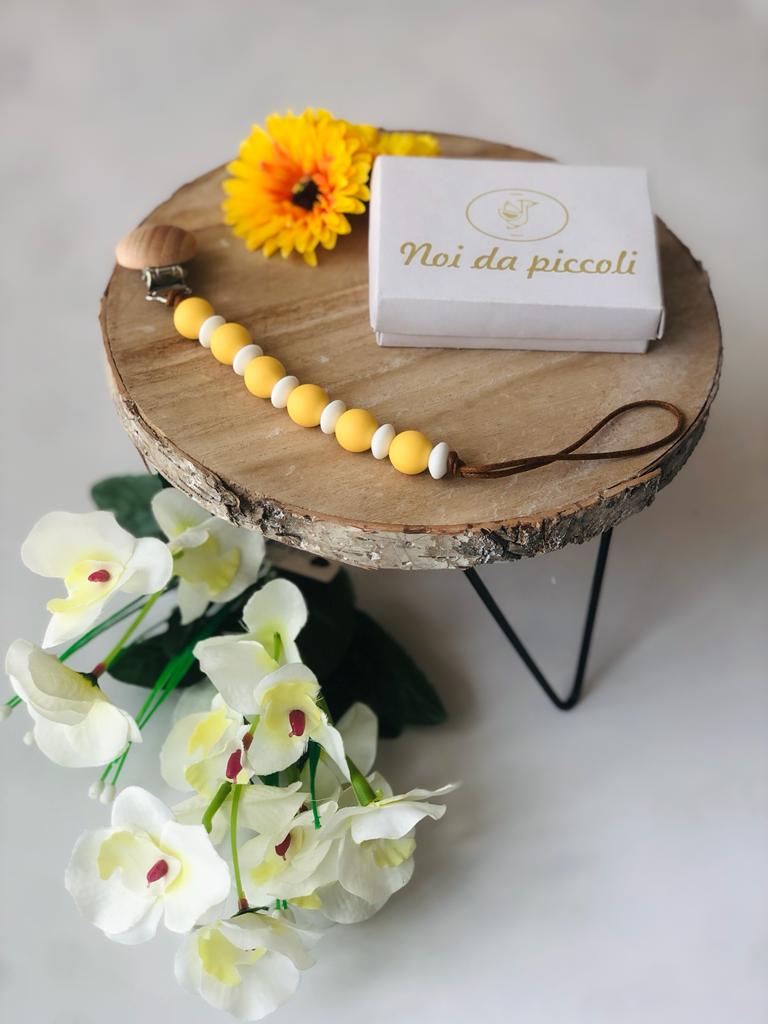 PORTACIUCCIO GIALLO BIANCO - Noi da piccoli