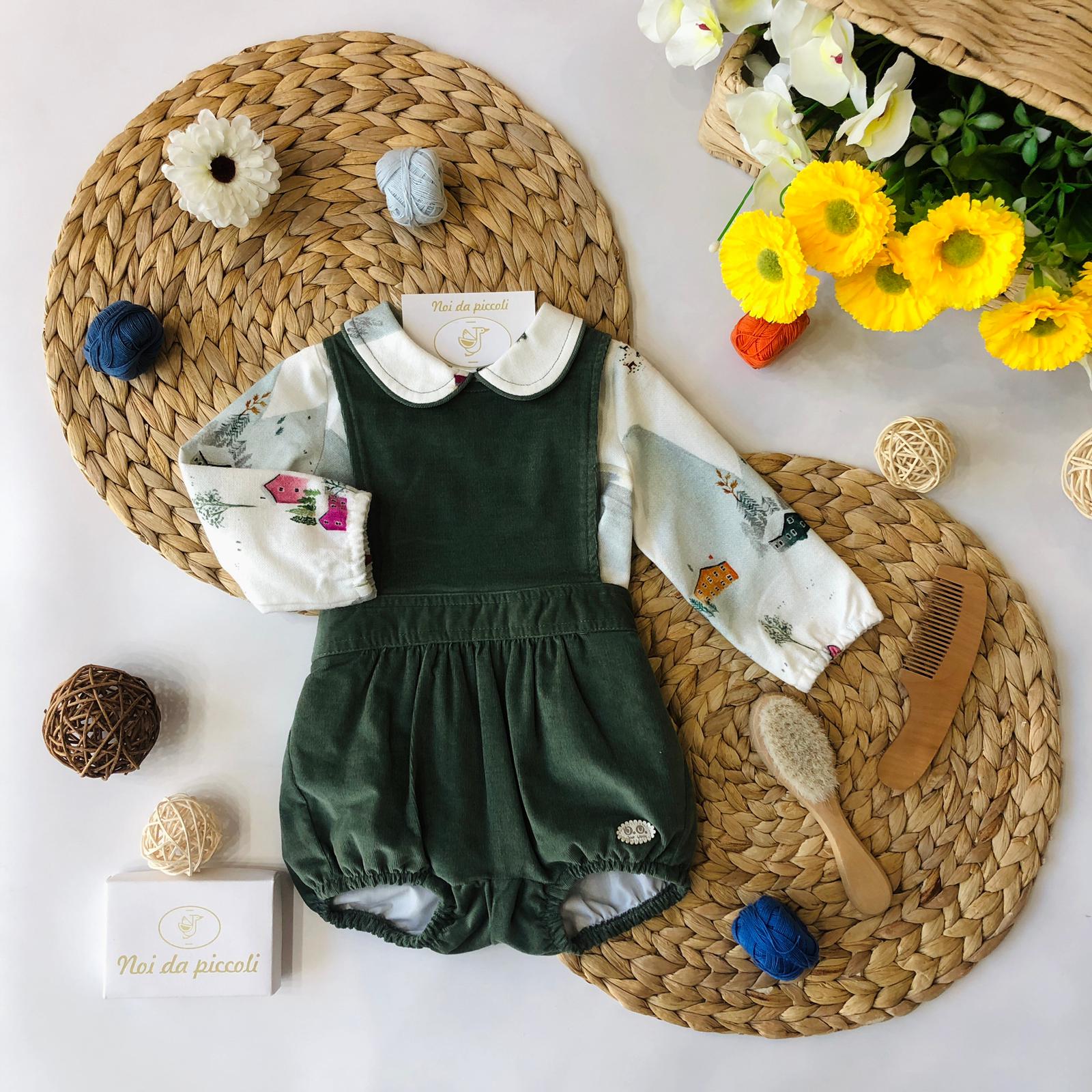 SALOPETTE CON CAMICINA WINTER - Noi da piccoli