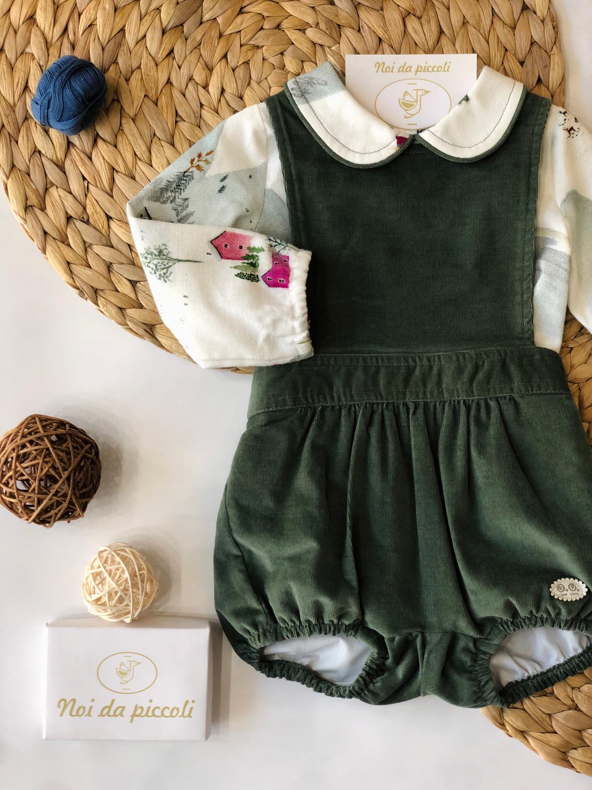 SALOPETTE CON CAMICINA WINTER - Noi da piccoli