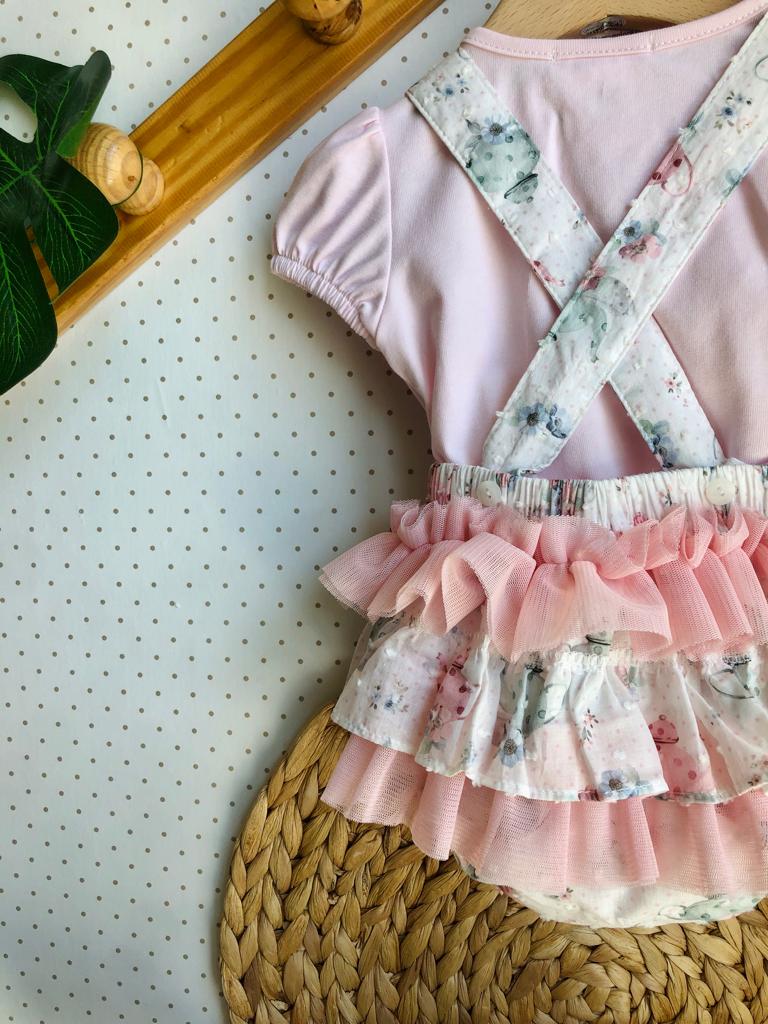 SALOPETTE IN COTONE TEIERA - Noi da piccoli