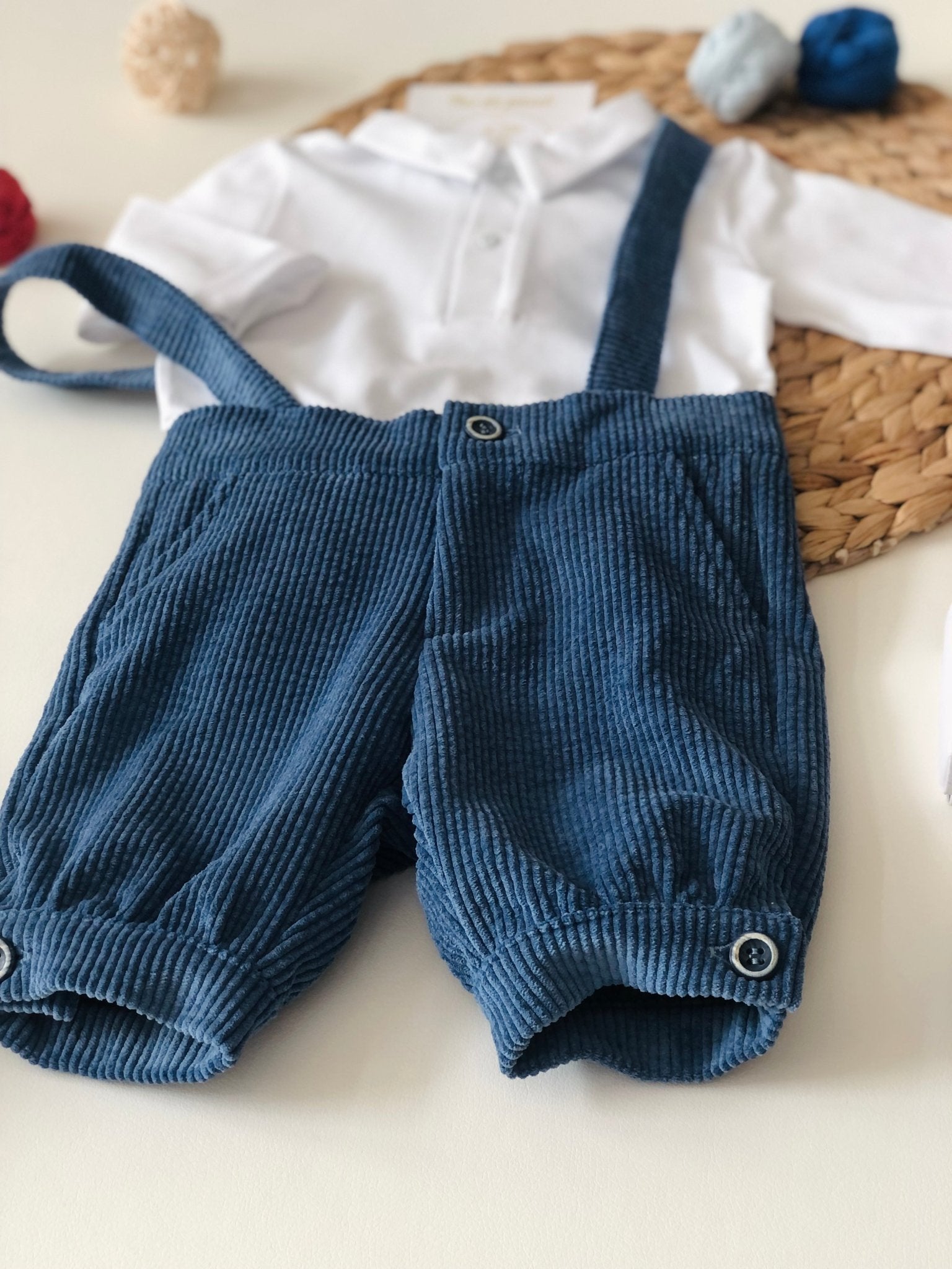 SALOPETTE IN VELLUTO CON BODY - Noi da piccoli