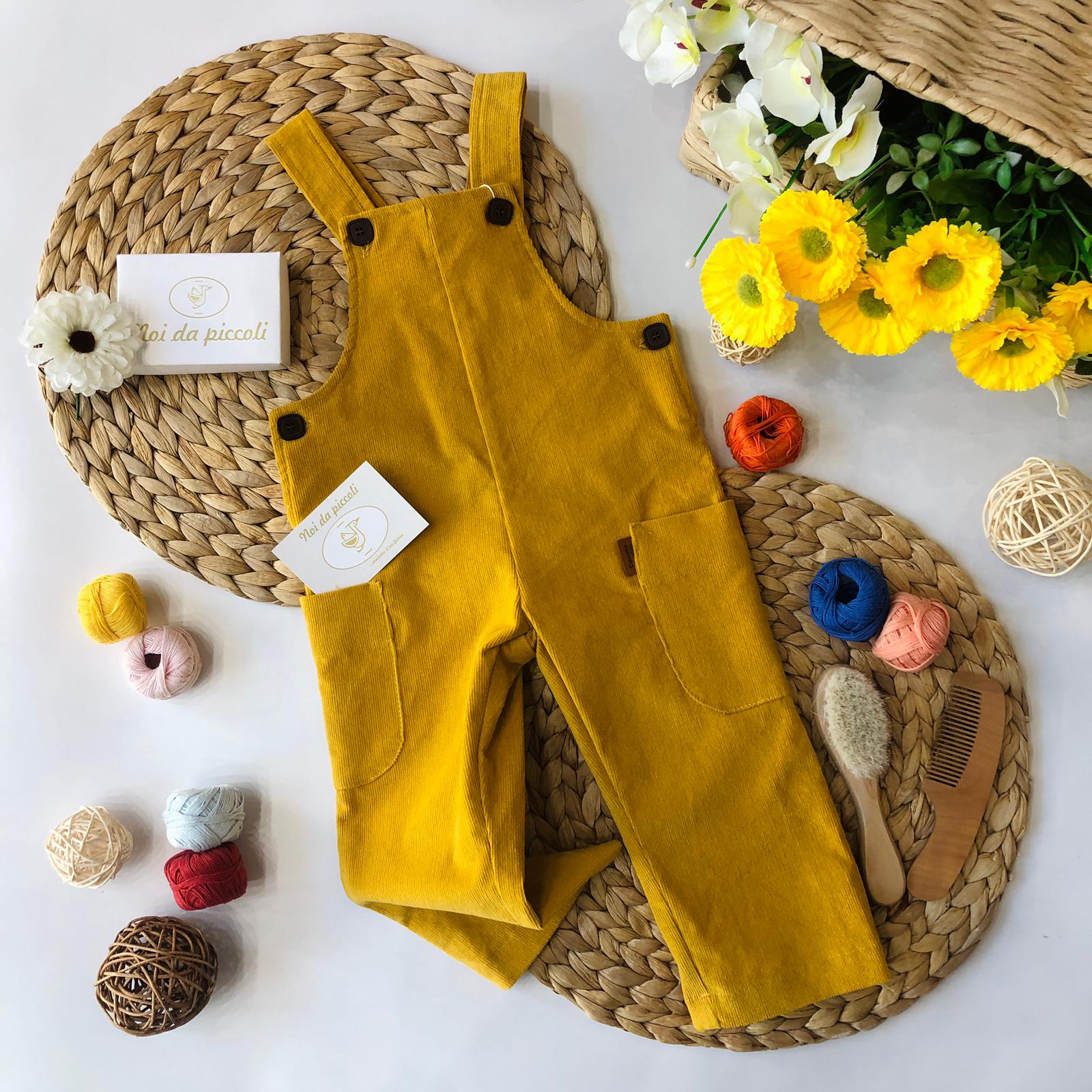 SALOPETTE SENAPE - Noi da piccoli