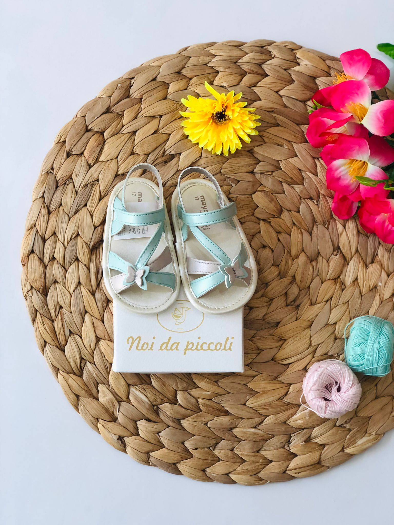 SCARPA A SANDALO TIFFANY E PLATA - Noi da piccoli