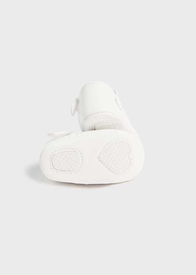 SCARPA BAMBOLINA CON FIORE BIANCA - Noi da piccoli