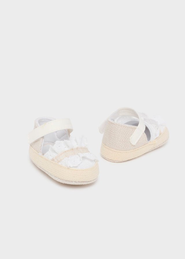 SCARPA ESPADRILLAS LINO E BIANCO - Noi da piccoli