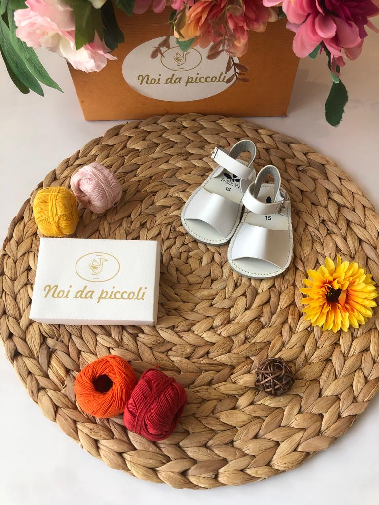 SCARPA MINORCHINA BIANCA - Noi da piccoli