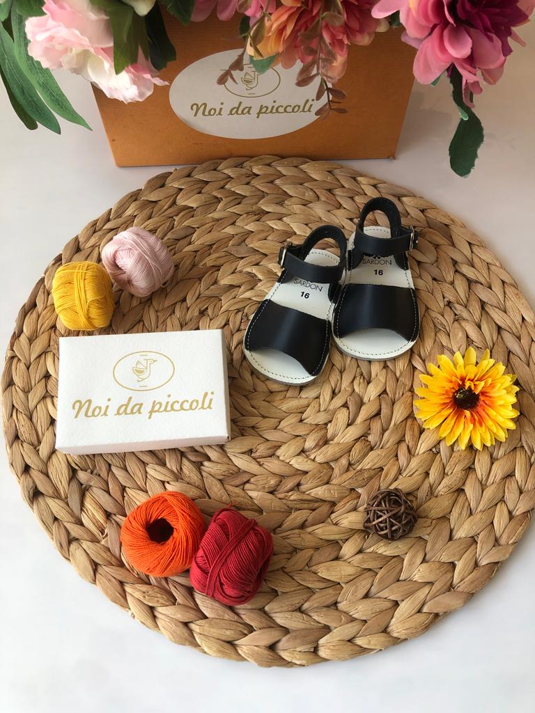 SCARPA MINORCHINA BLU NOTTE - Noi da piccoli