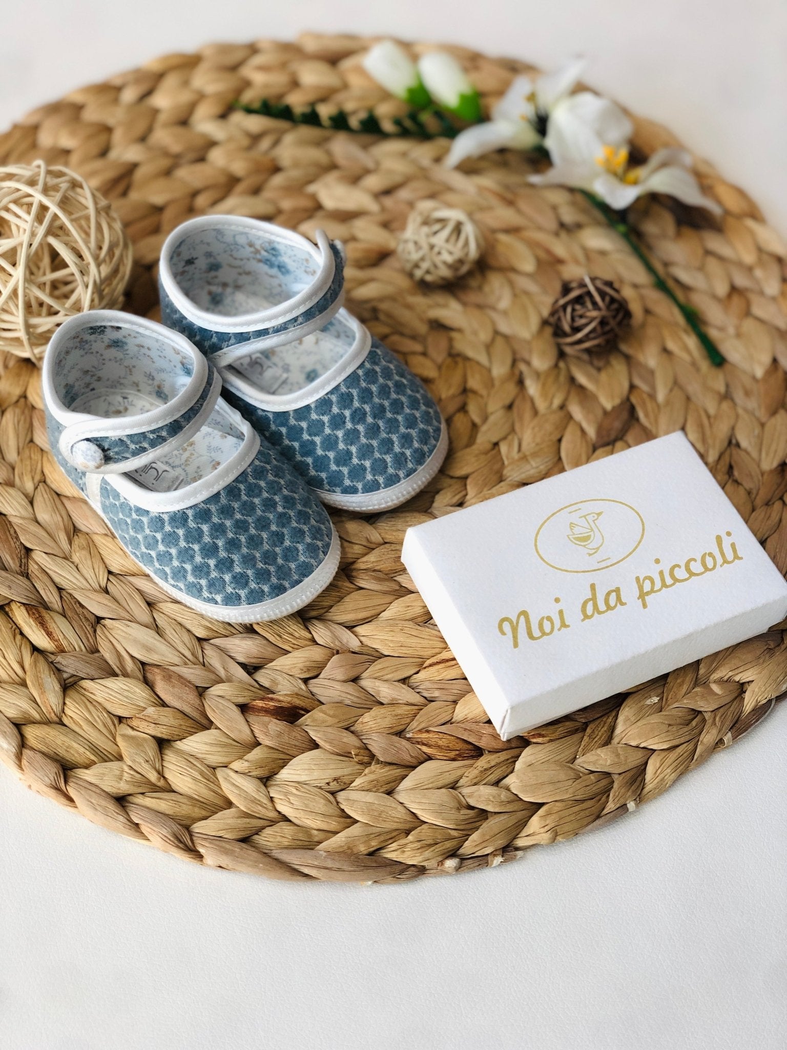 SCARPA VELLUTO NIDO D'APE VERDE - Noi da piccoli