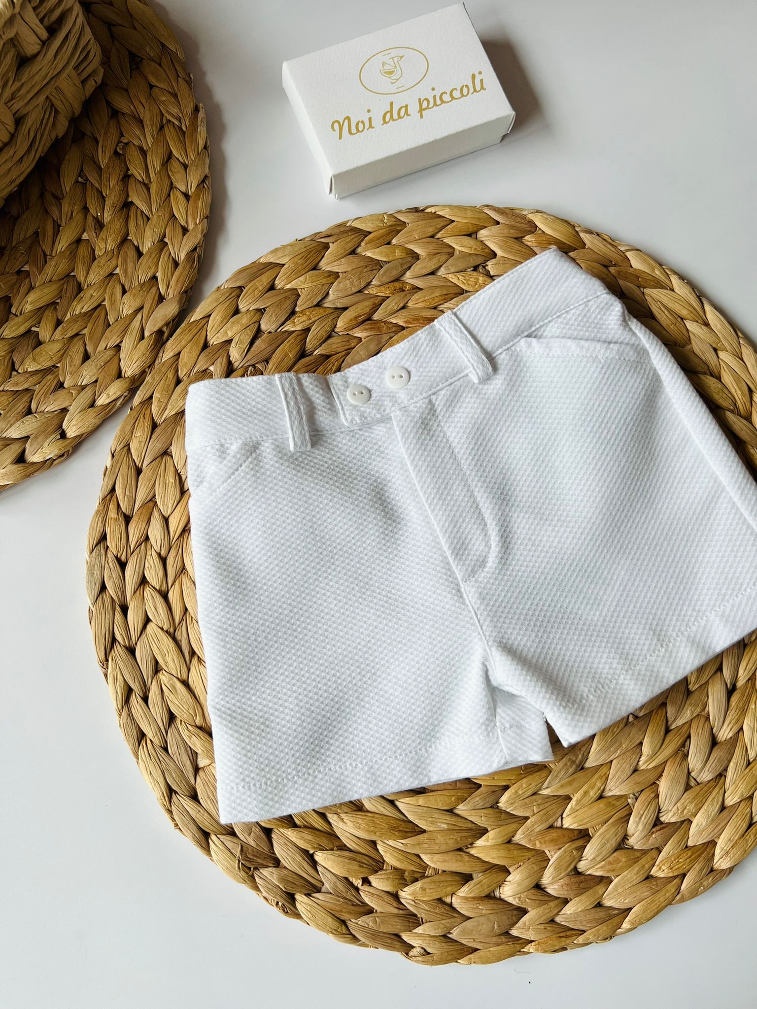SHORT BIANCO - Noi da piccoli