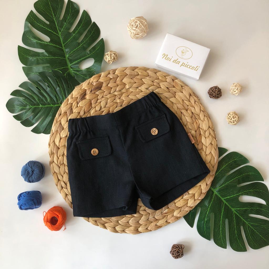 SHORT BLU NOTTE - Noi da piccoli