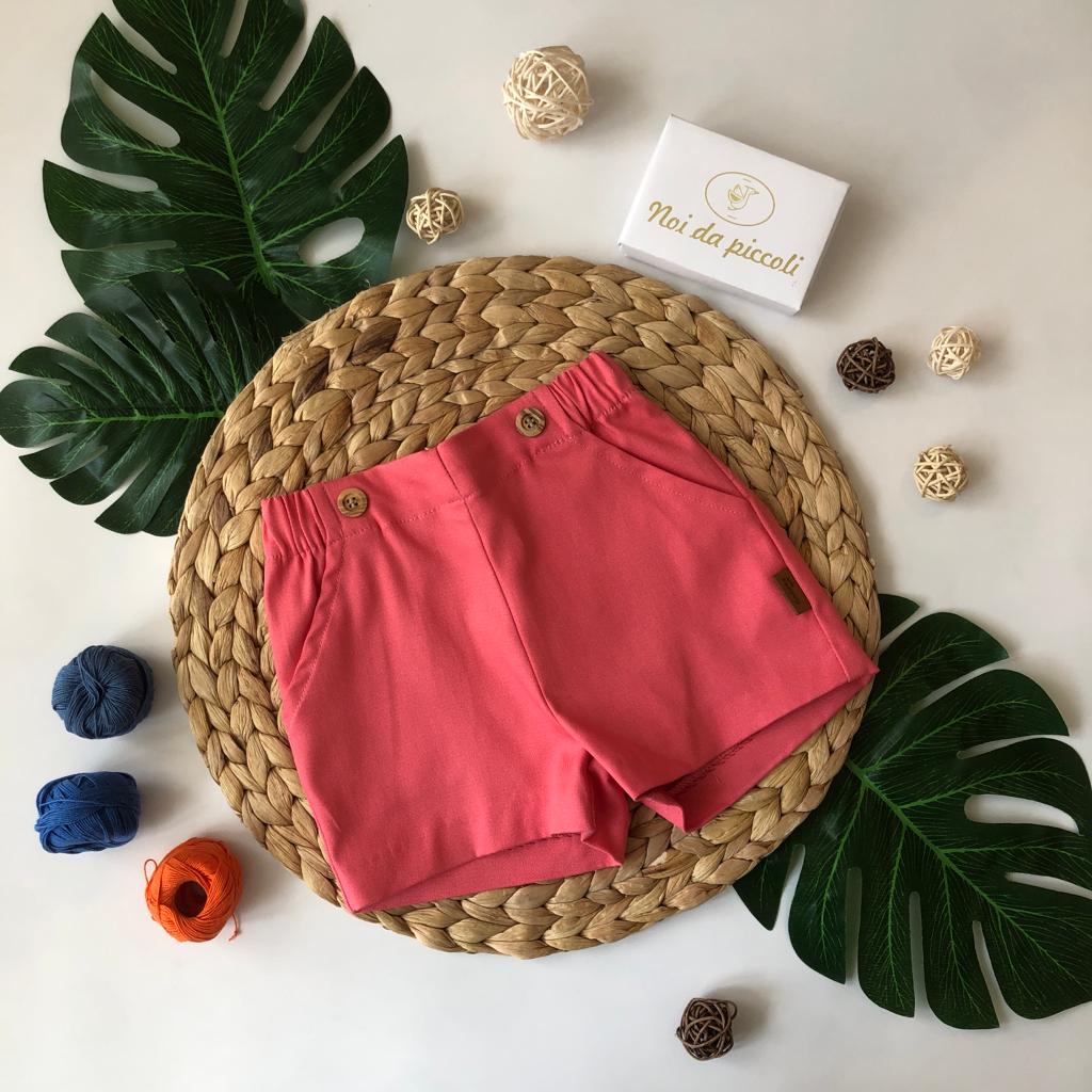 SHORT CORALLO - Noi da piccoli