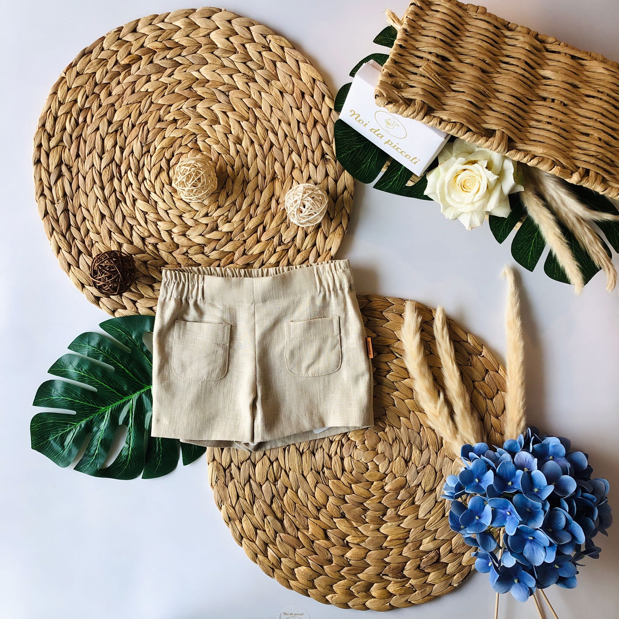 SHORT SABBIA - Noi da piccoli