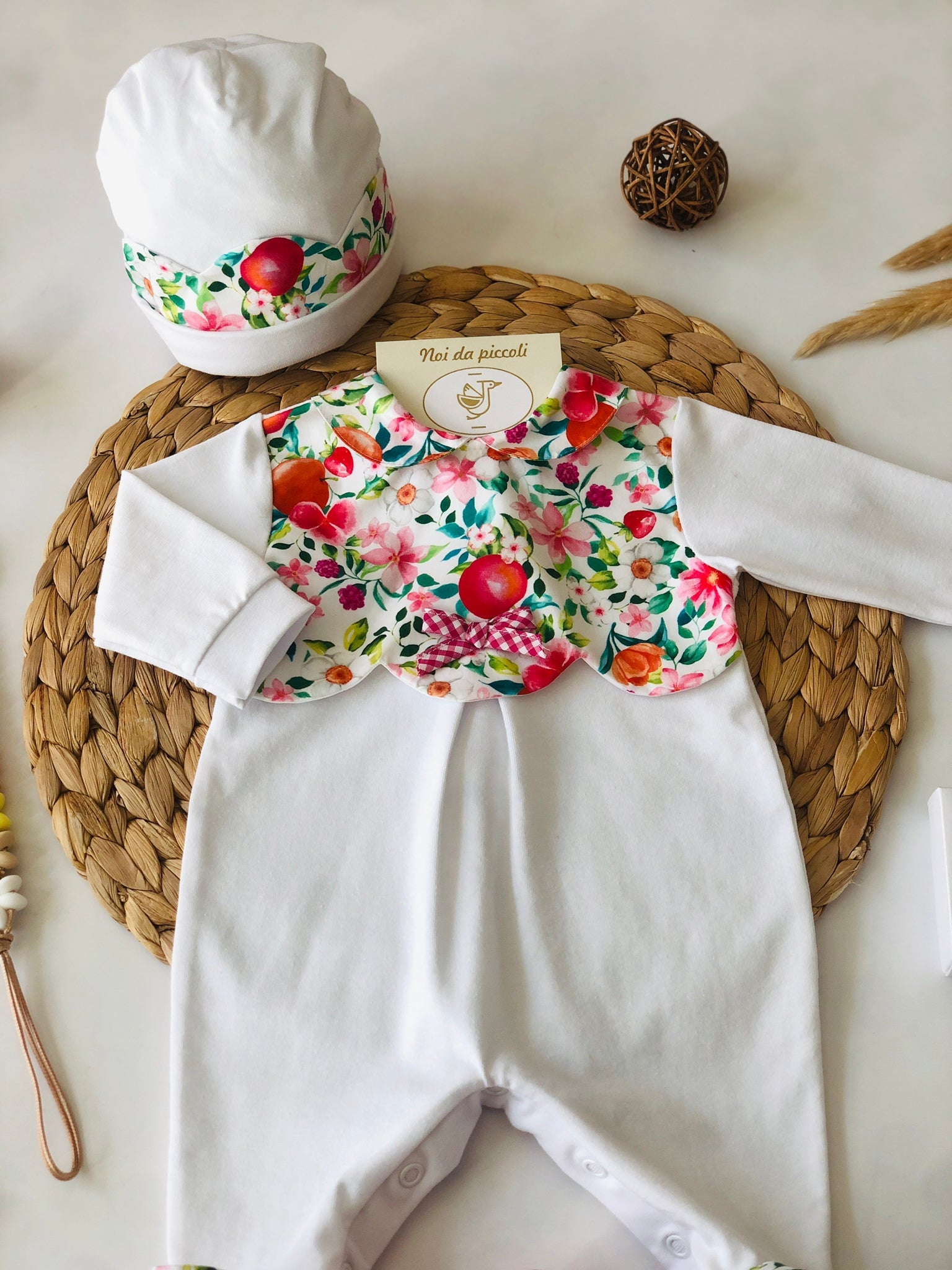 TUTINA FLOREALE IN COTONE - Noi da piccoli