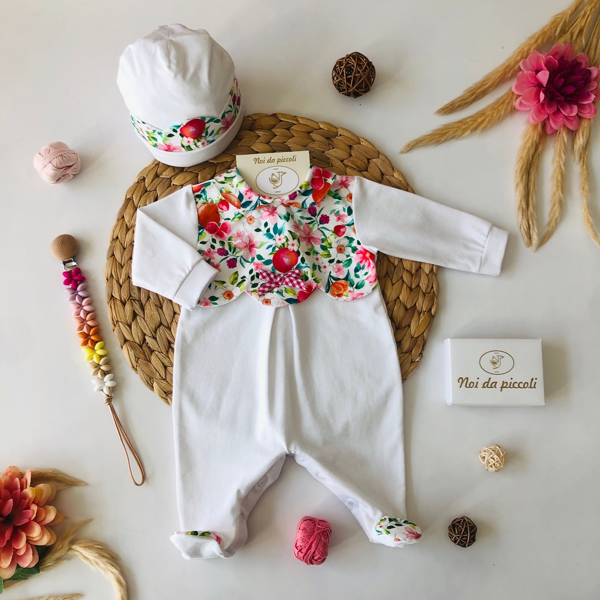 TUTINA FLOREALE IN COTONE - Noi da piccoli